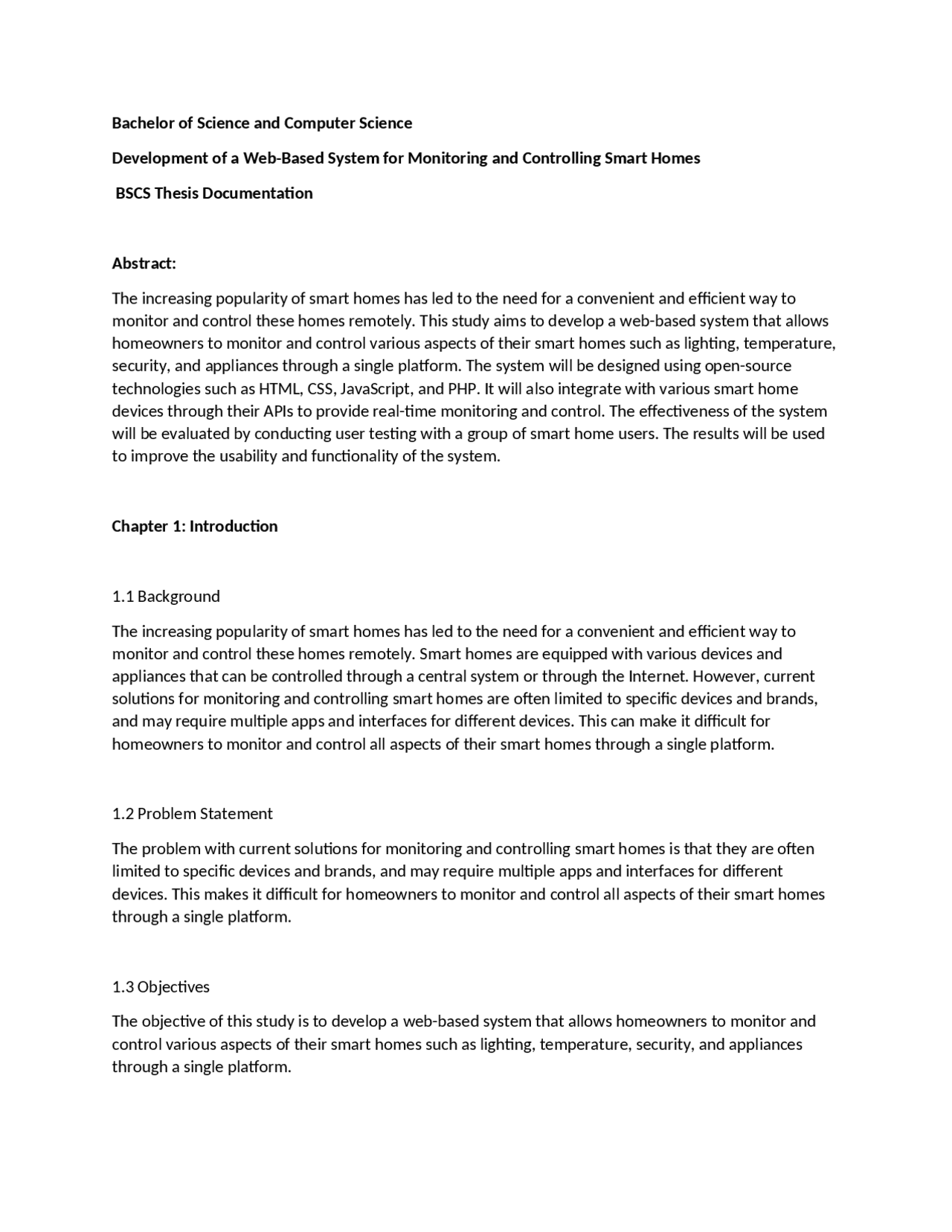 Development of a Web-Based System for Monitoring and Controlling Smart ...
