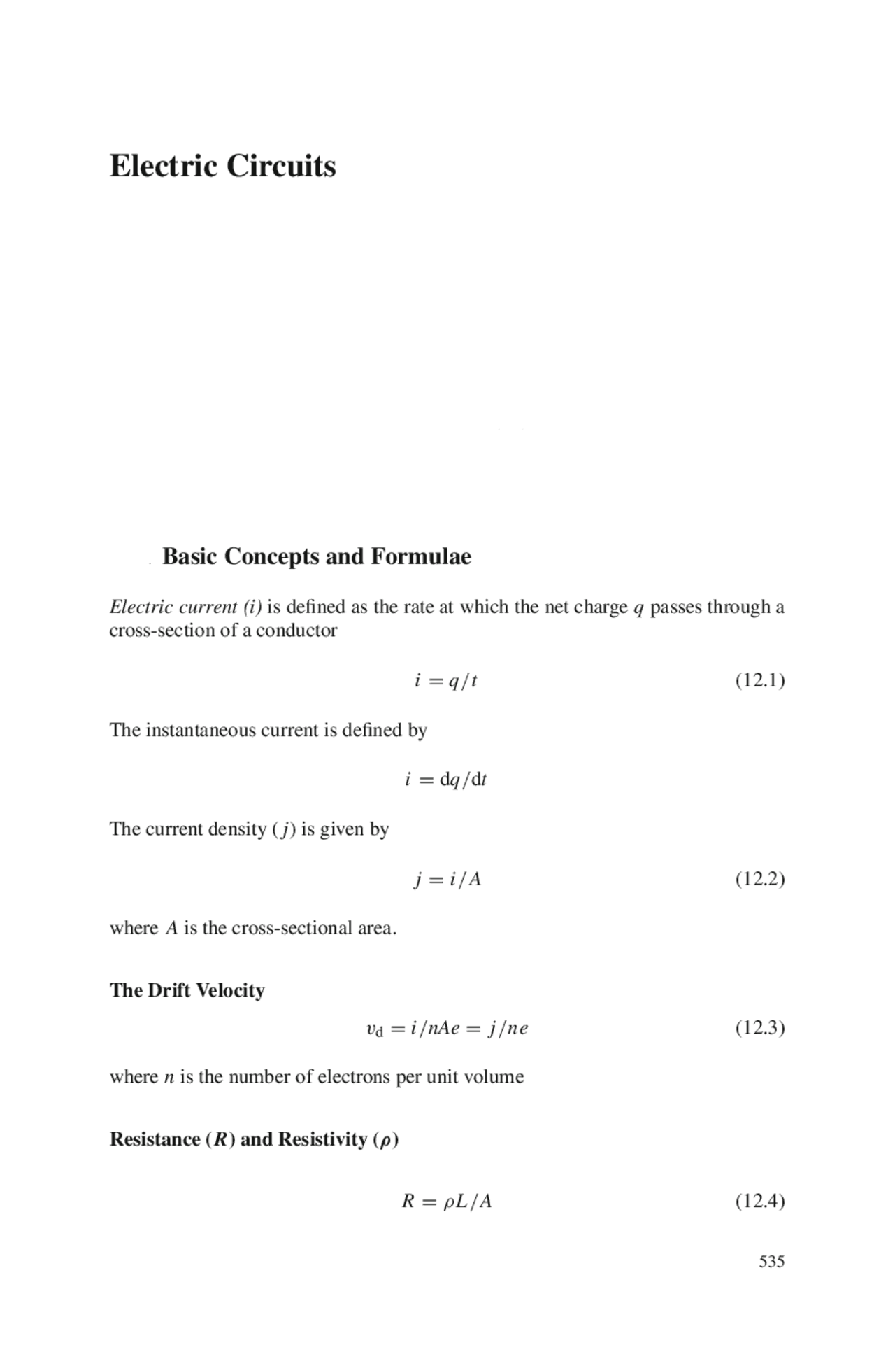 Electric Circuits Exercises Performed Esercizi di Fisica Docsity