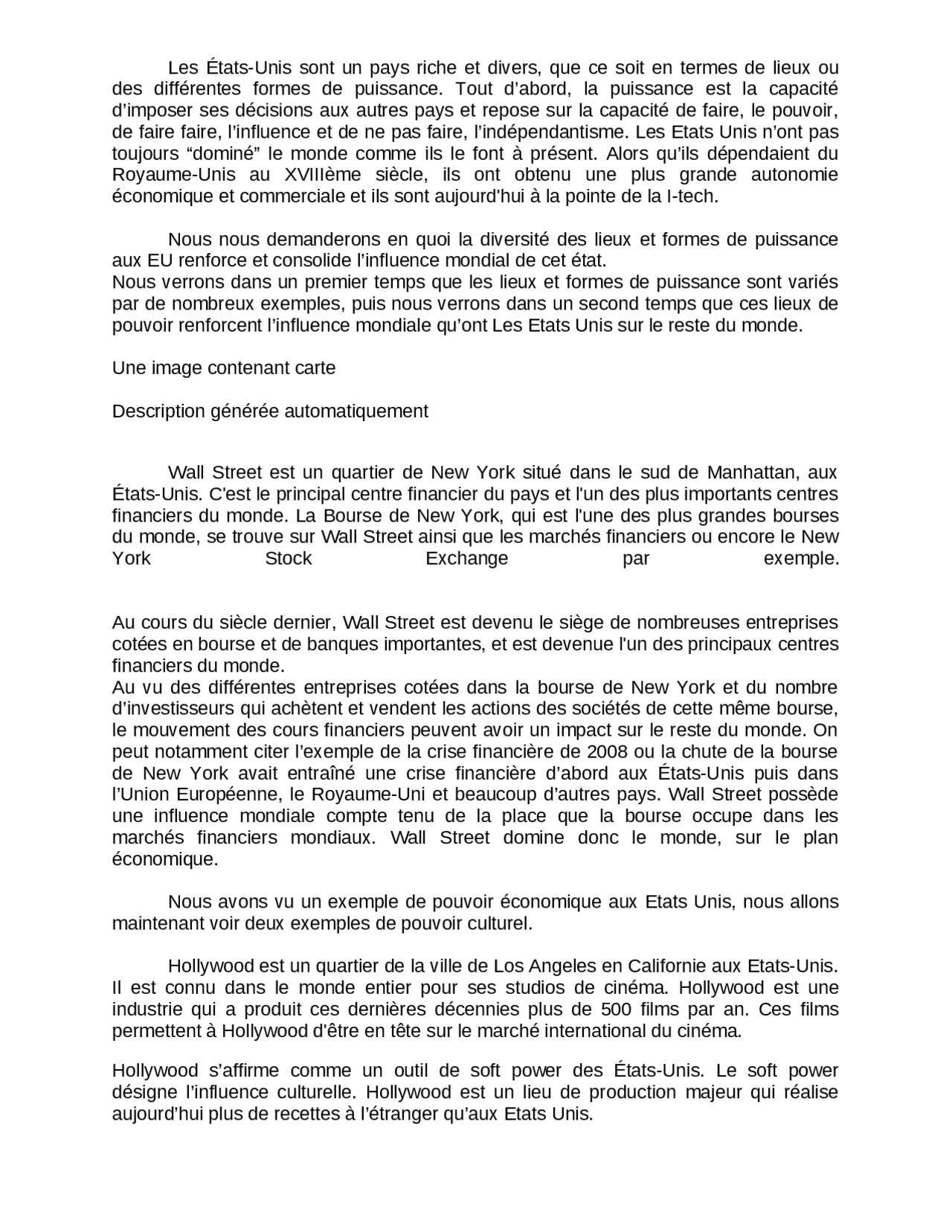 La Puissance Des Etats Unis Aujourd hui Dissertation Les puissances aux Etats-Unis | Notes Droit | Docsity