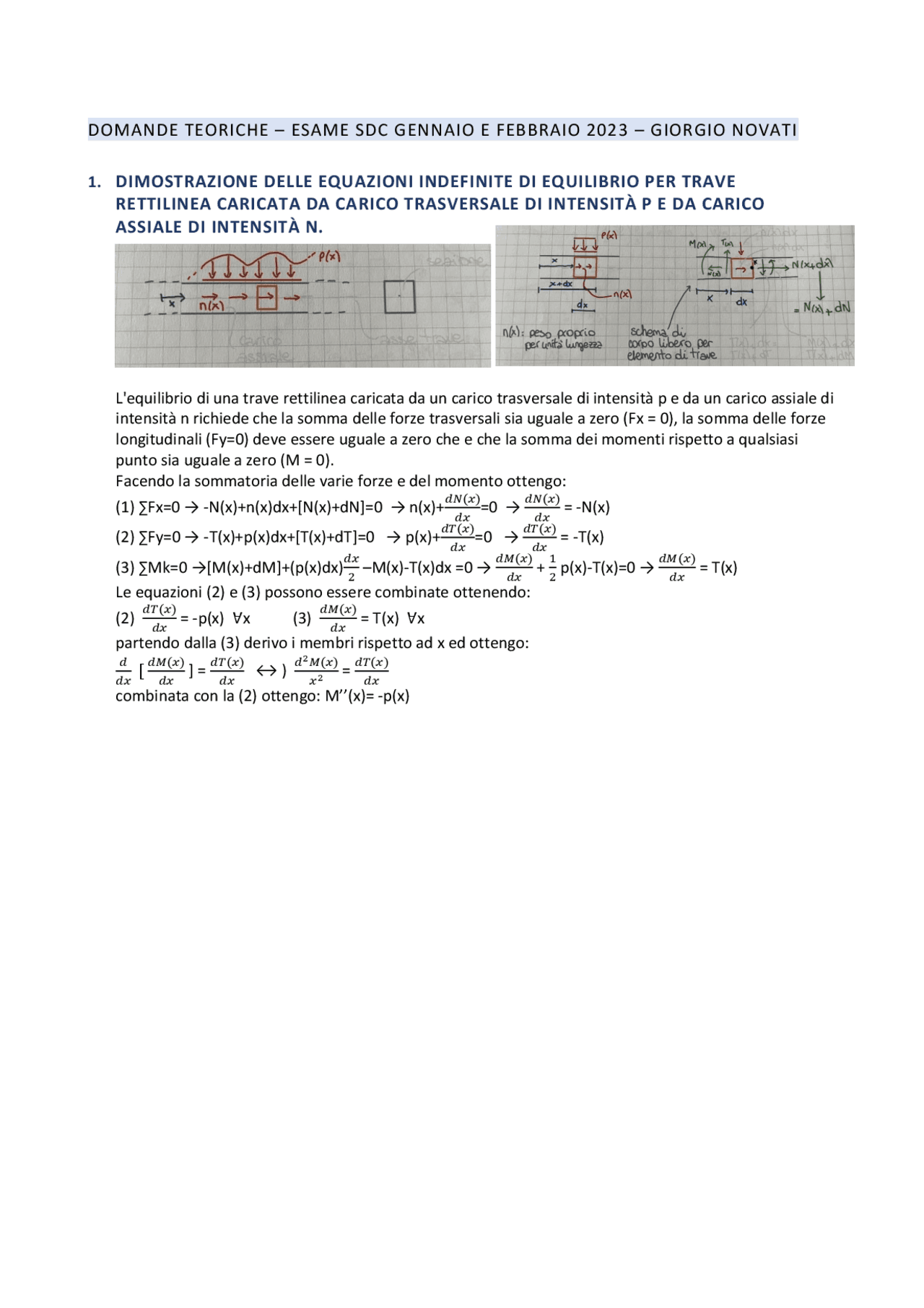 Domande e risposte parte teorica esame SdC | Prove d'esame di Scienza ...