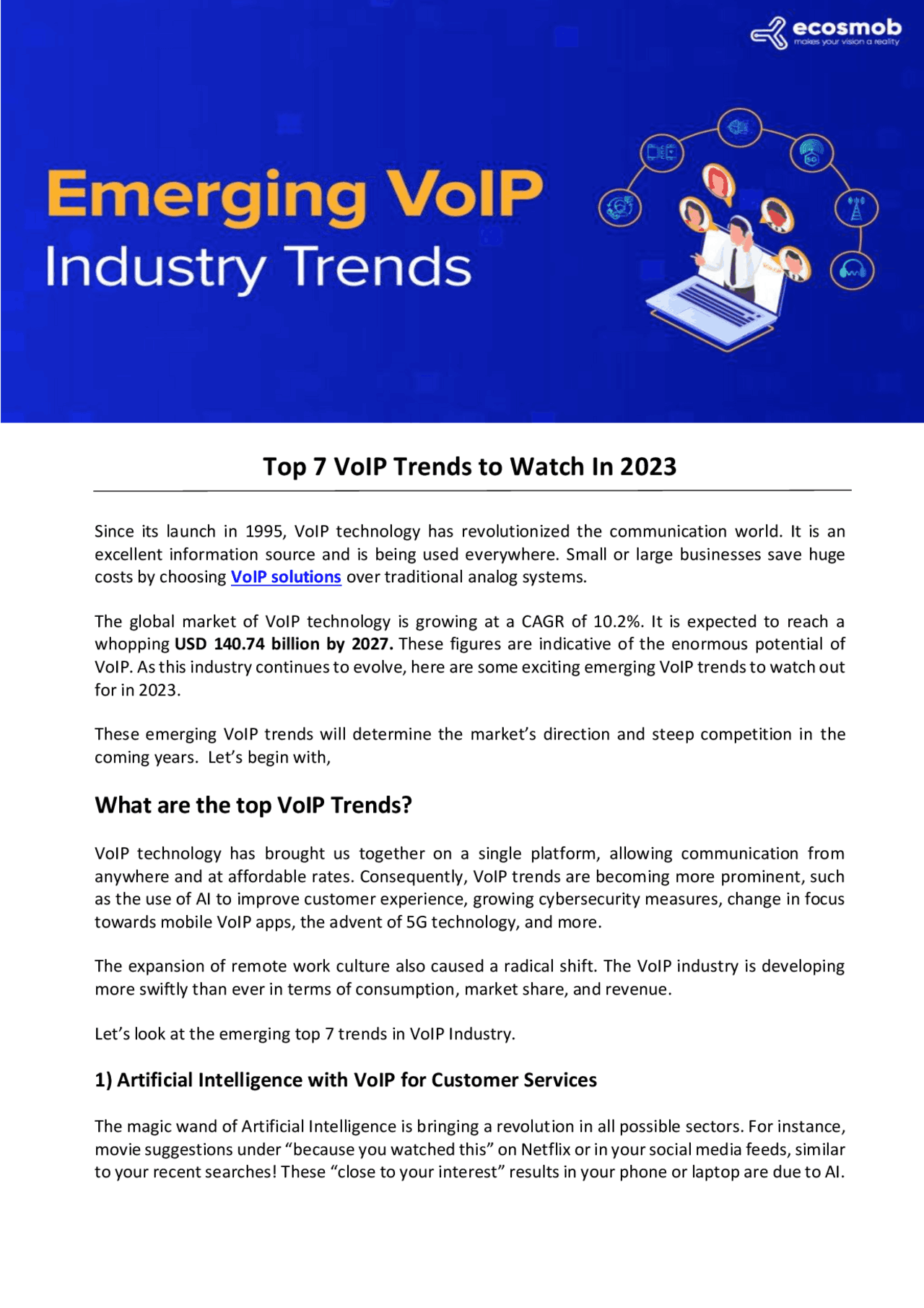 Top 7 VoIP Trends to Watch In 2023 | Essays (high school) Technology ...