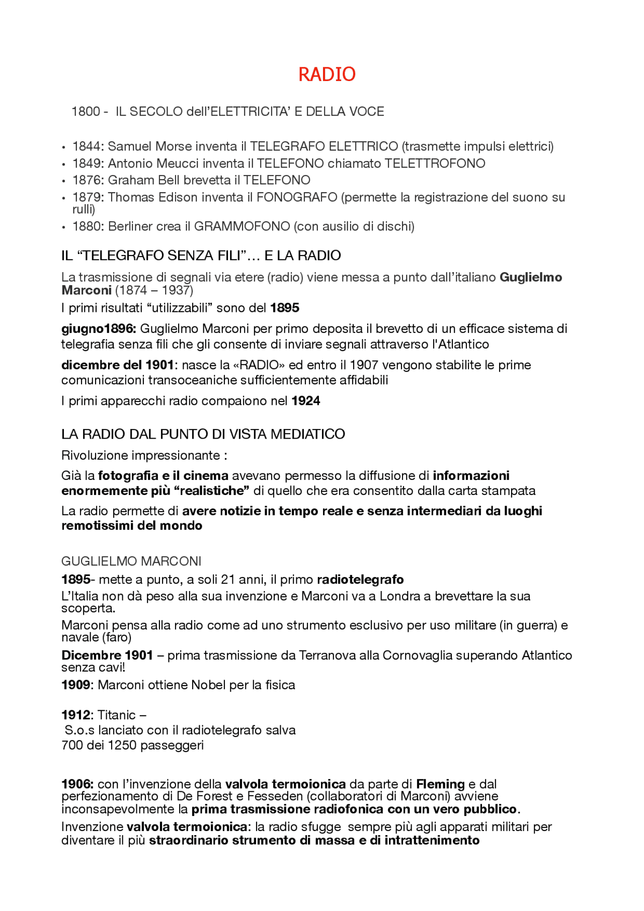 Lezione 6 teorie della comunicazione Appunti di Comunicazione di