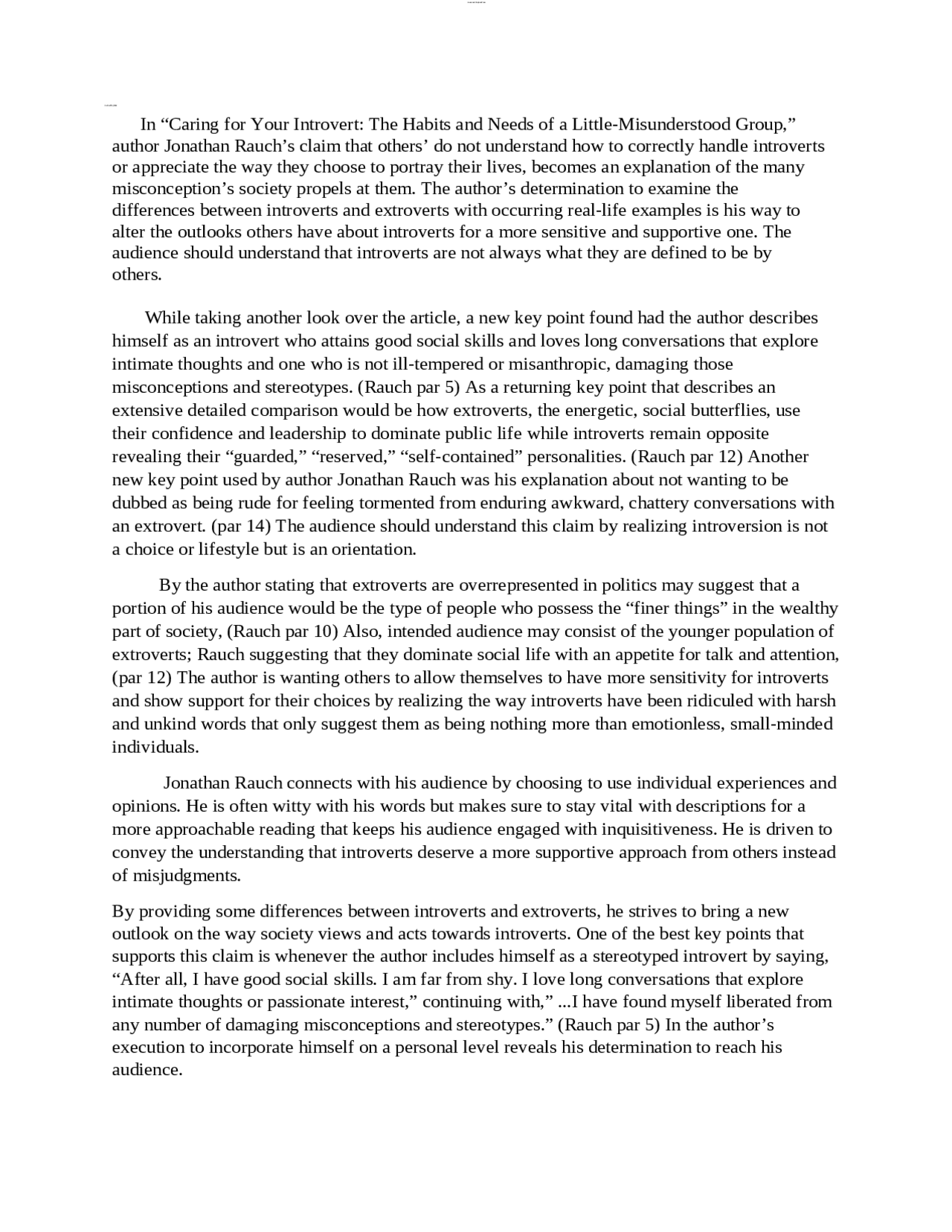 Eng-caring-for-your-introvert | Essays (university) English Literature ...