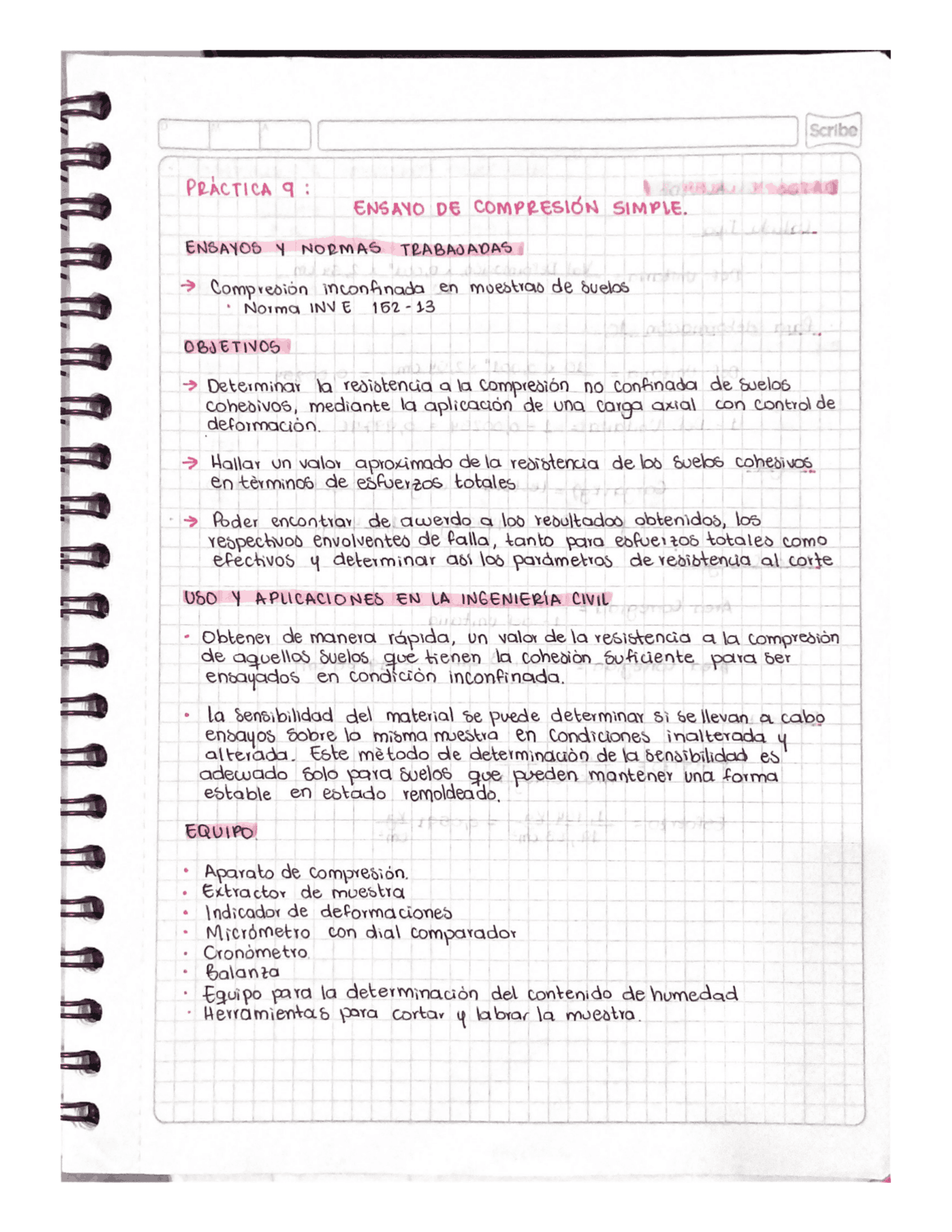 Informe sobre el ensayo de compresión simple | Guías, Proyectos ...
