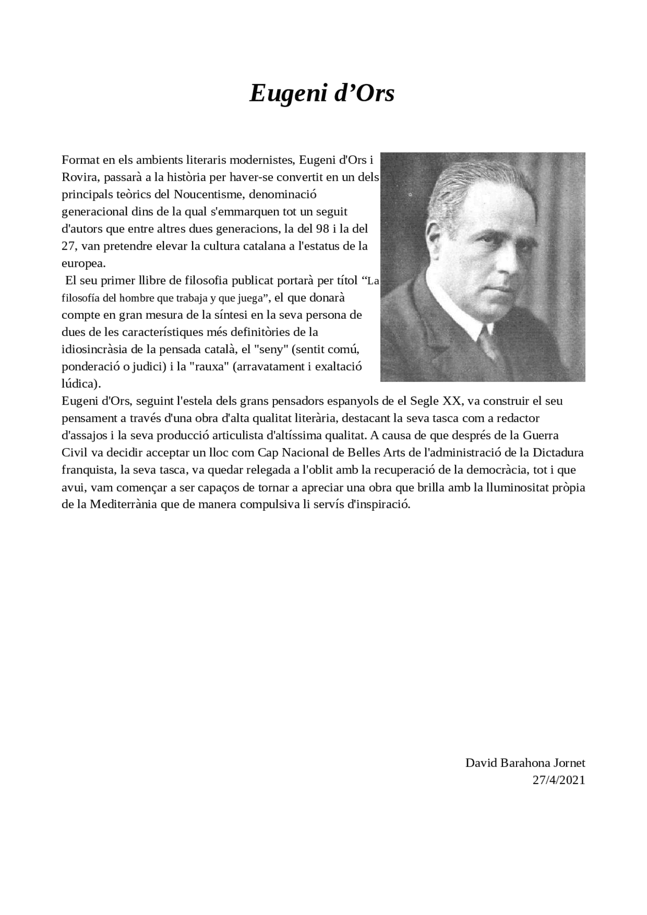 Eugeni D ors Llengua Catalana Apuntes De Lengua Y Literatura Docsity eugeni-d-ors-llengua-catalana-apuntes-de-lengua-y-literatura-docsity
