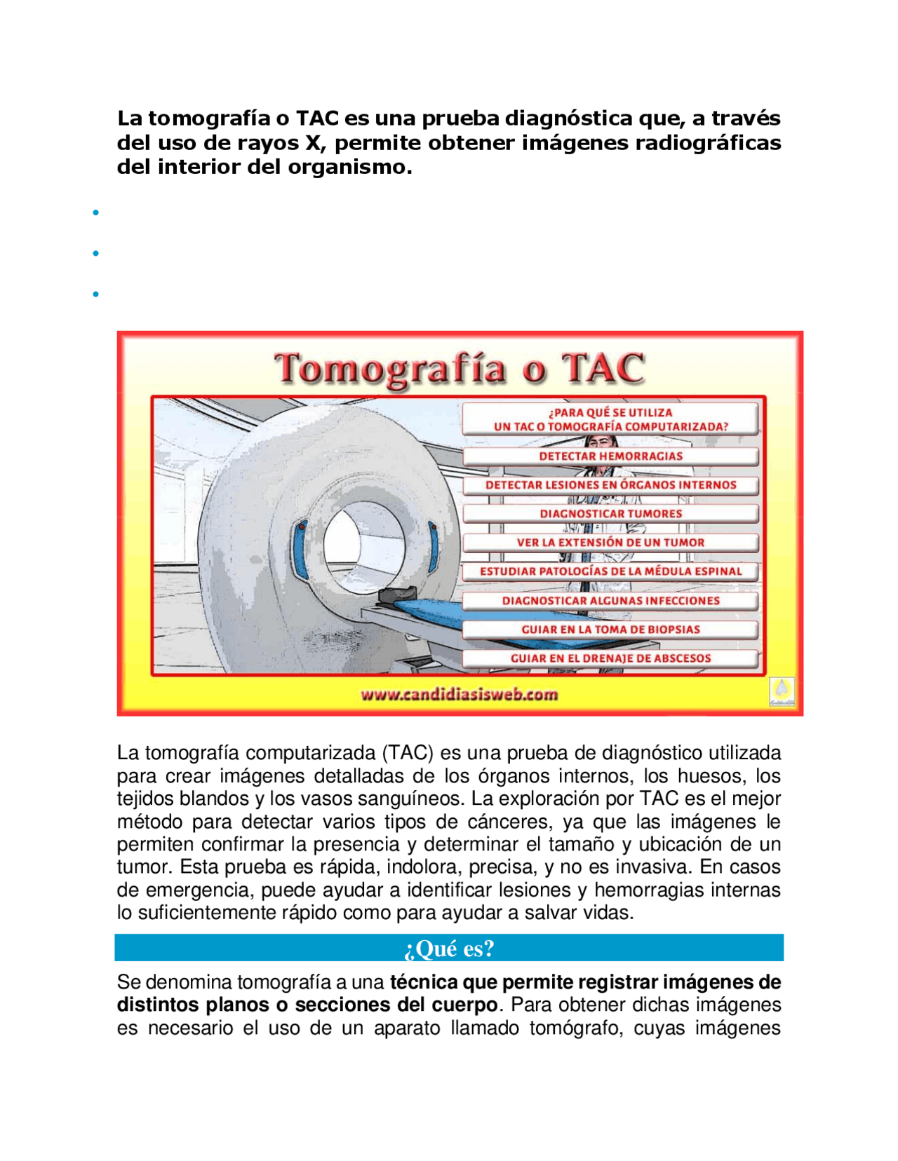 La tomografía o tac de contrastre | Diapositivas de Anatomía Aplicada ...