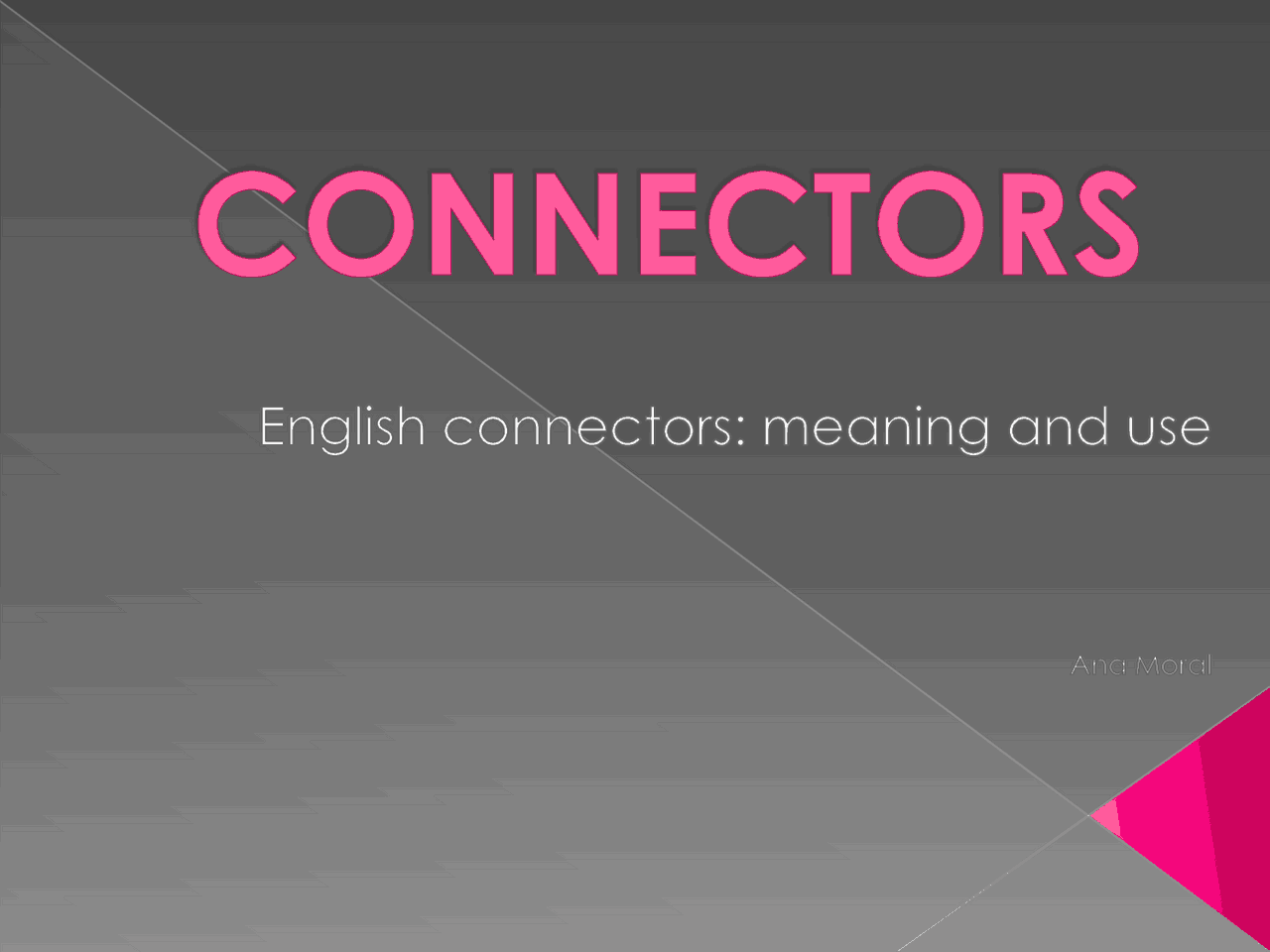 ENGLISH CONNECTORS USED IN WRITING AND SPEAKING | Summaries English ...