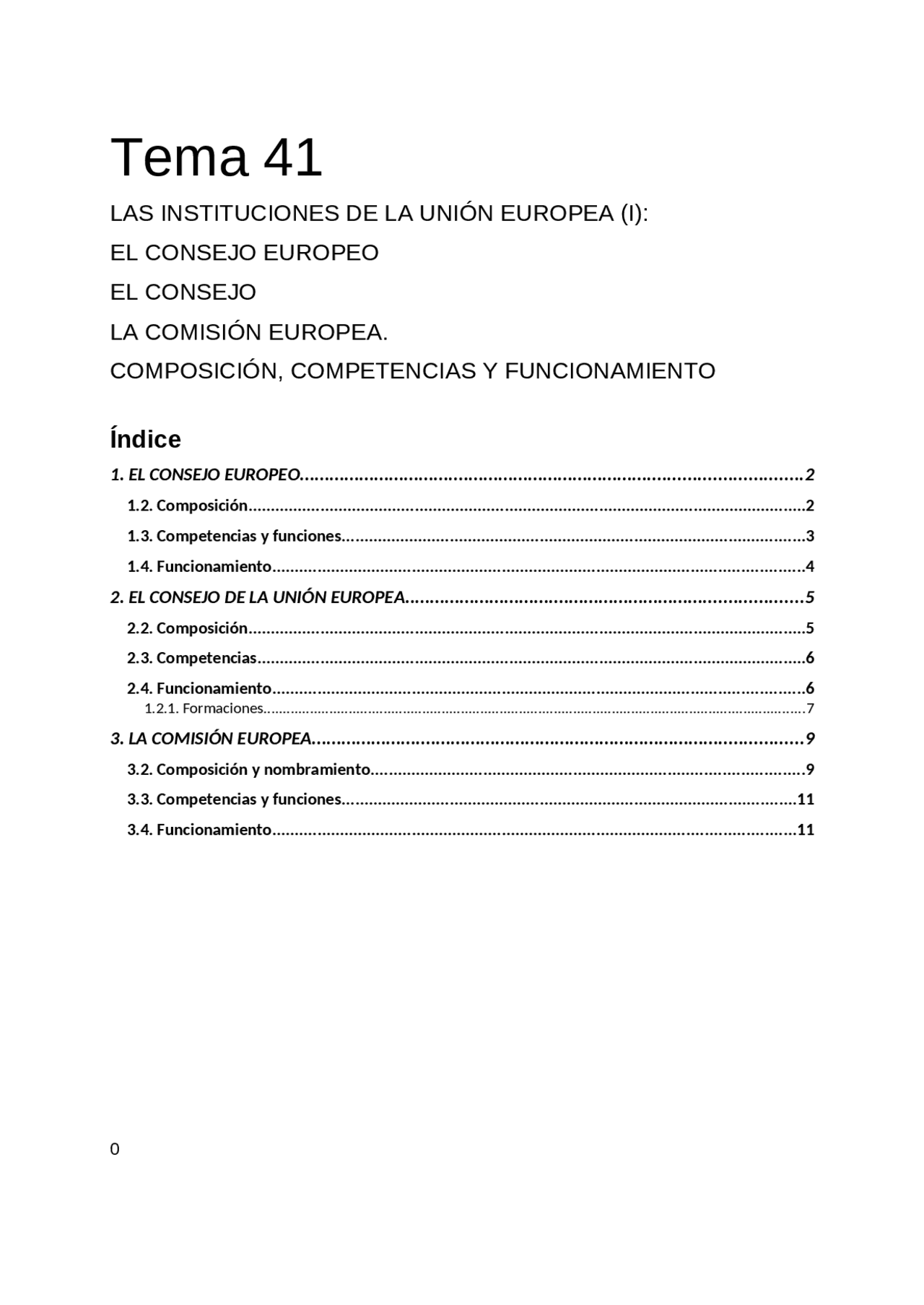 Instituciones de la Unión Europea I | Apuntes de Política de la Unión ...