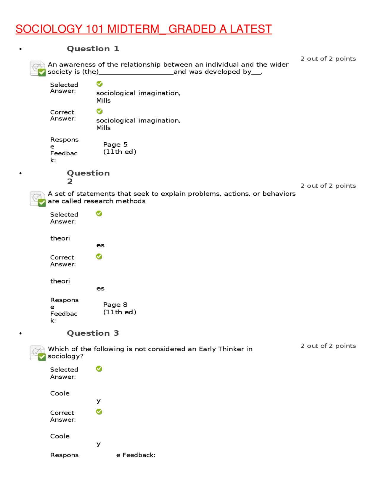 Soc 101 Exam 1 29 - 5tzropt