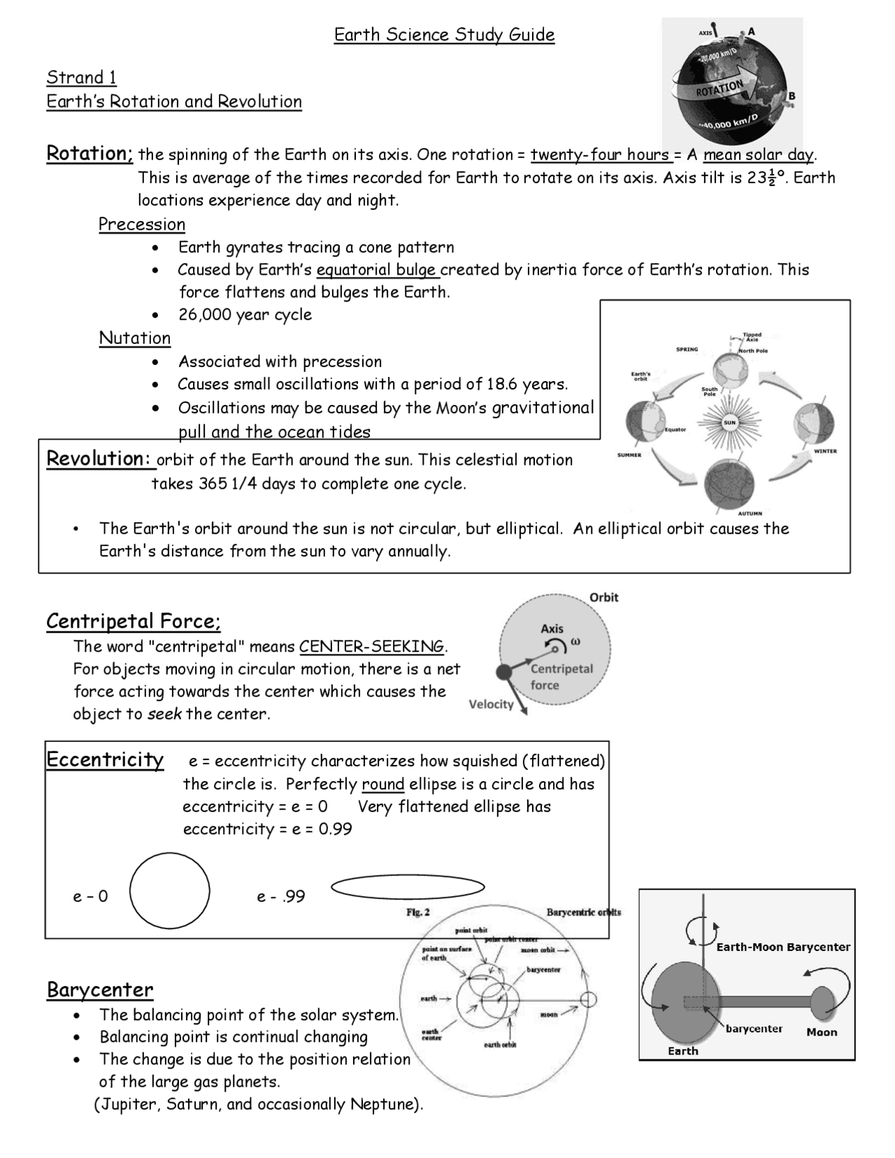 Study guide earth science Study Guides, Projects, Research Earth