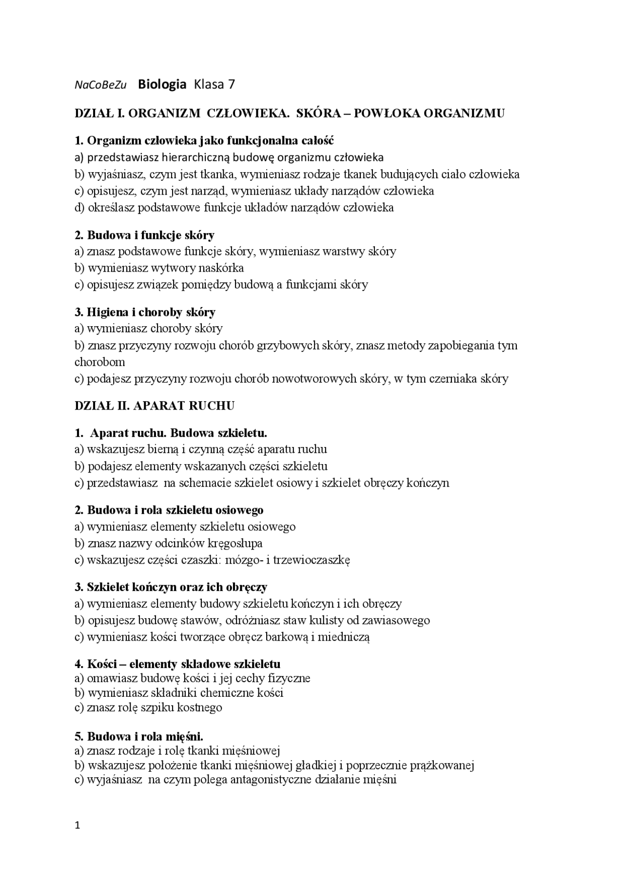 Nacobezu Historia Klasa 4