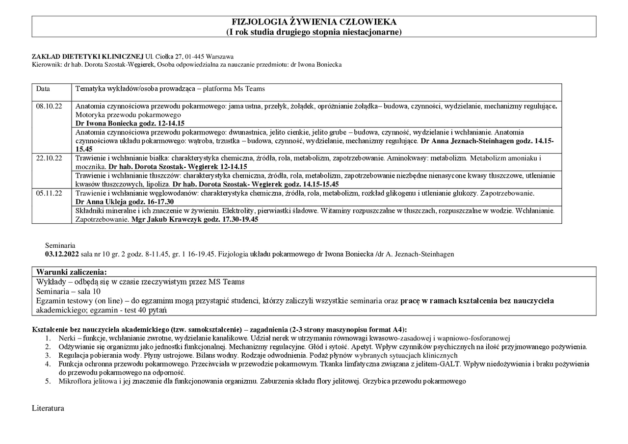 Fizjologia Człowieka S Konturek Pdf - FIZJOLOGIA ŻYWIENIA CZŁOWIEKA | Prezentacje Fizjologia | Docsity