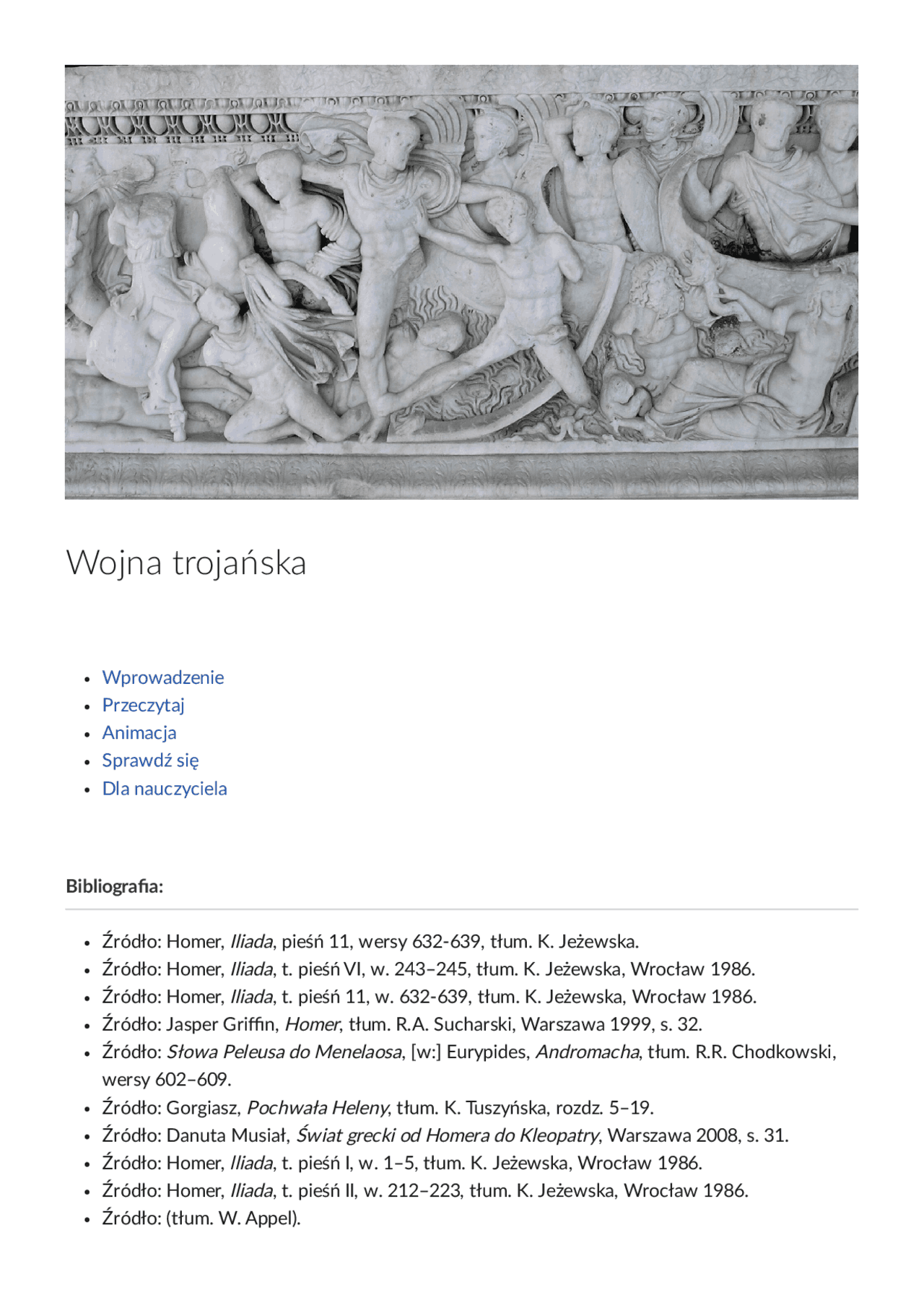 Wojna trojańska | Egzaminy Historia | Docsity