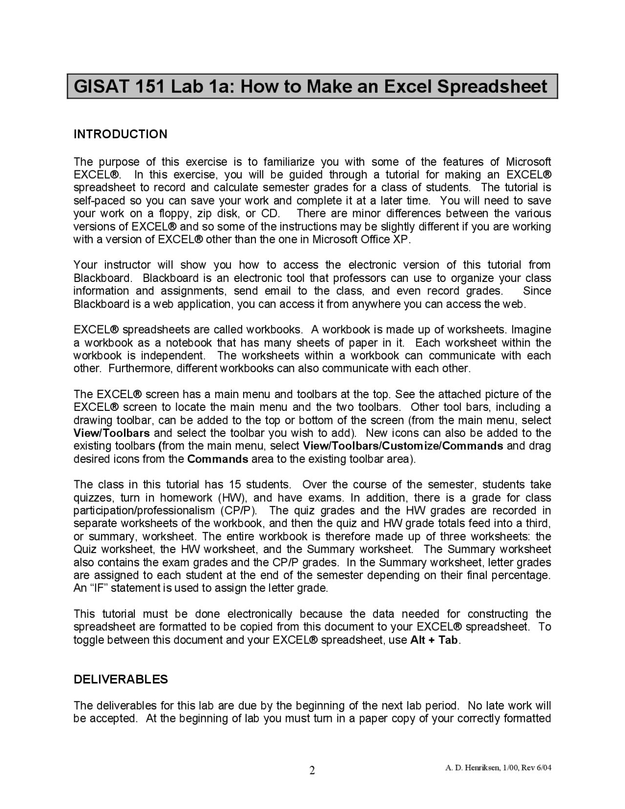 GISAT 151 Lab 1a How To Make An Excel Spreadsheet Summaries Printing gisat-151-lab-1a-how-to-make-an-excel-spreadsheet-summaries-printing