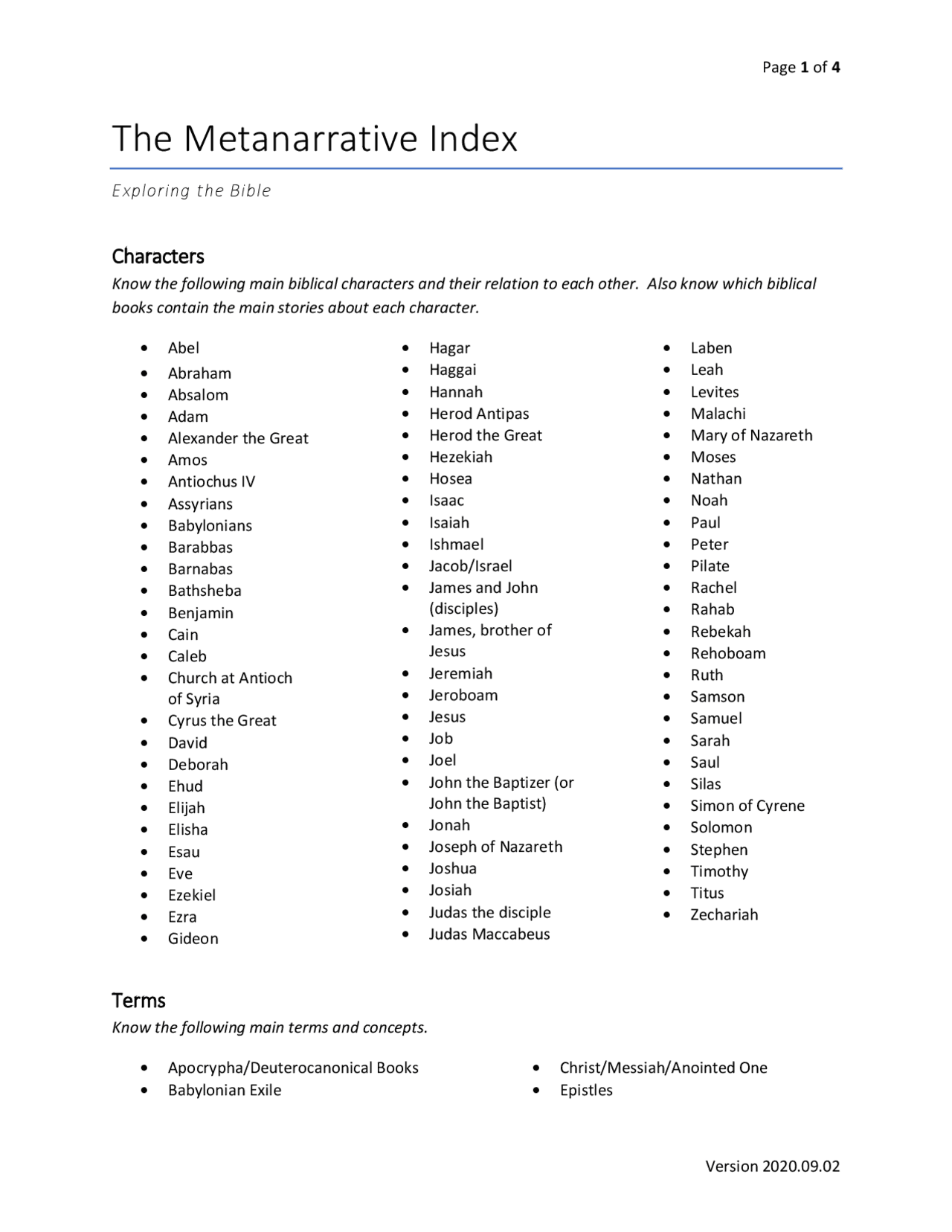 The Metanarrative Index | Lecture notes Poetry | Docsity