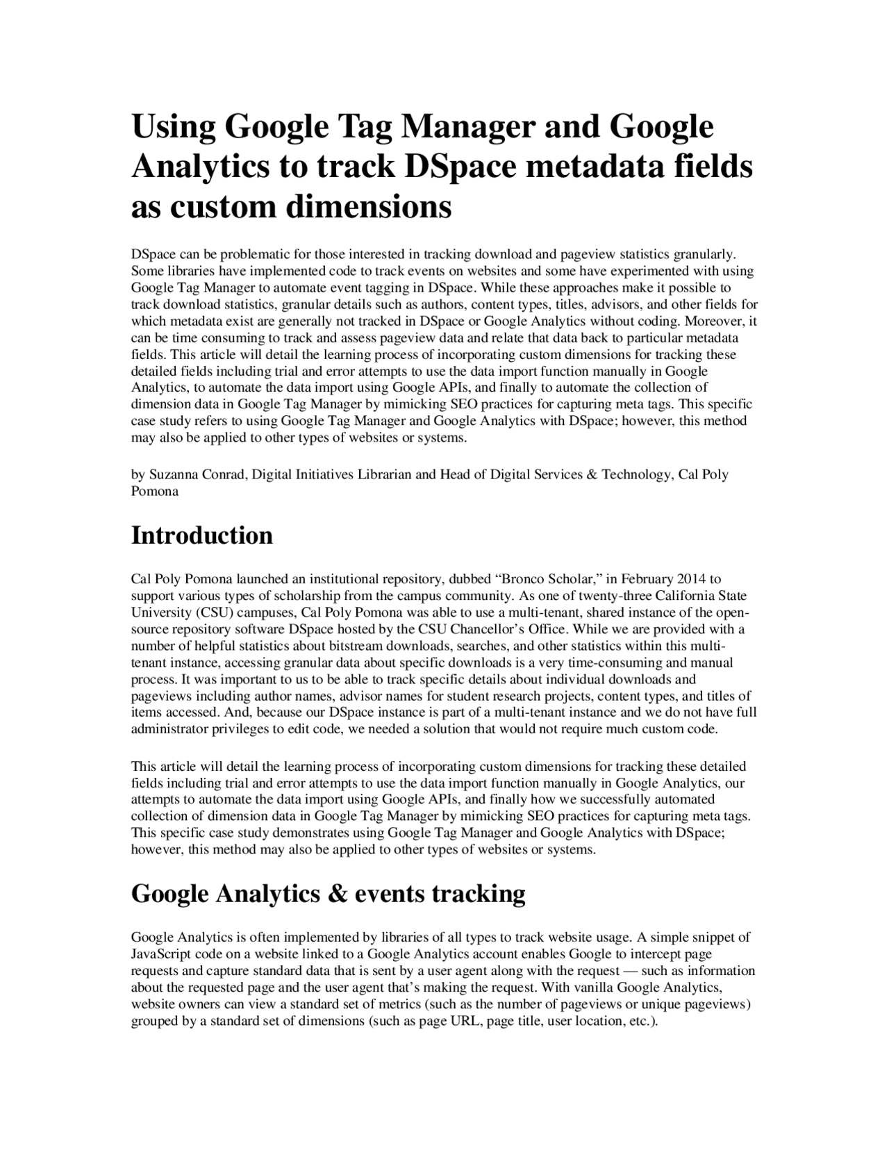 Using Google Tag Manager and Google Analytics to track ... | Summaries ...