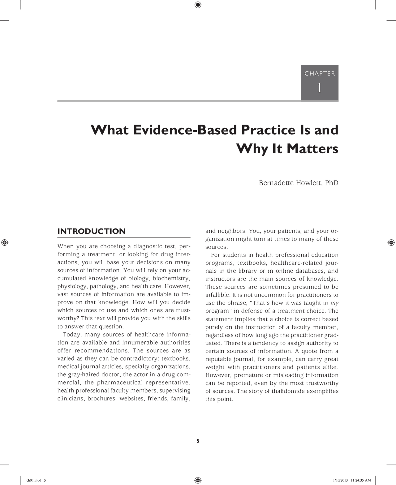 What Evidence-Based Practice Is and Why It Matters | Study notes ...