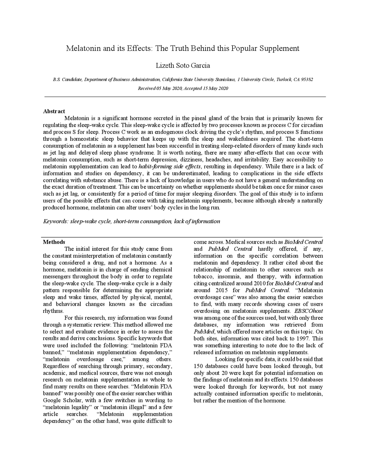 Melatonin and its Effects: The Truth Behind this Popular | Slides