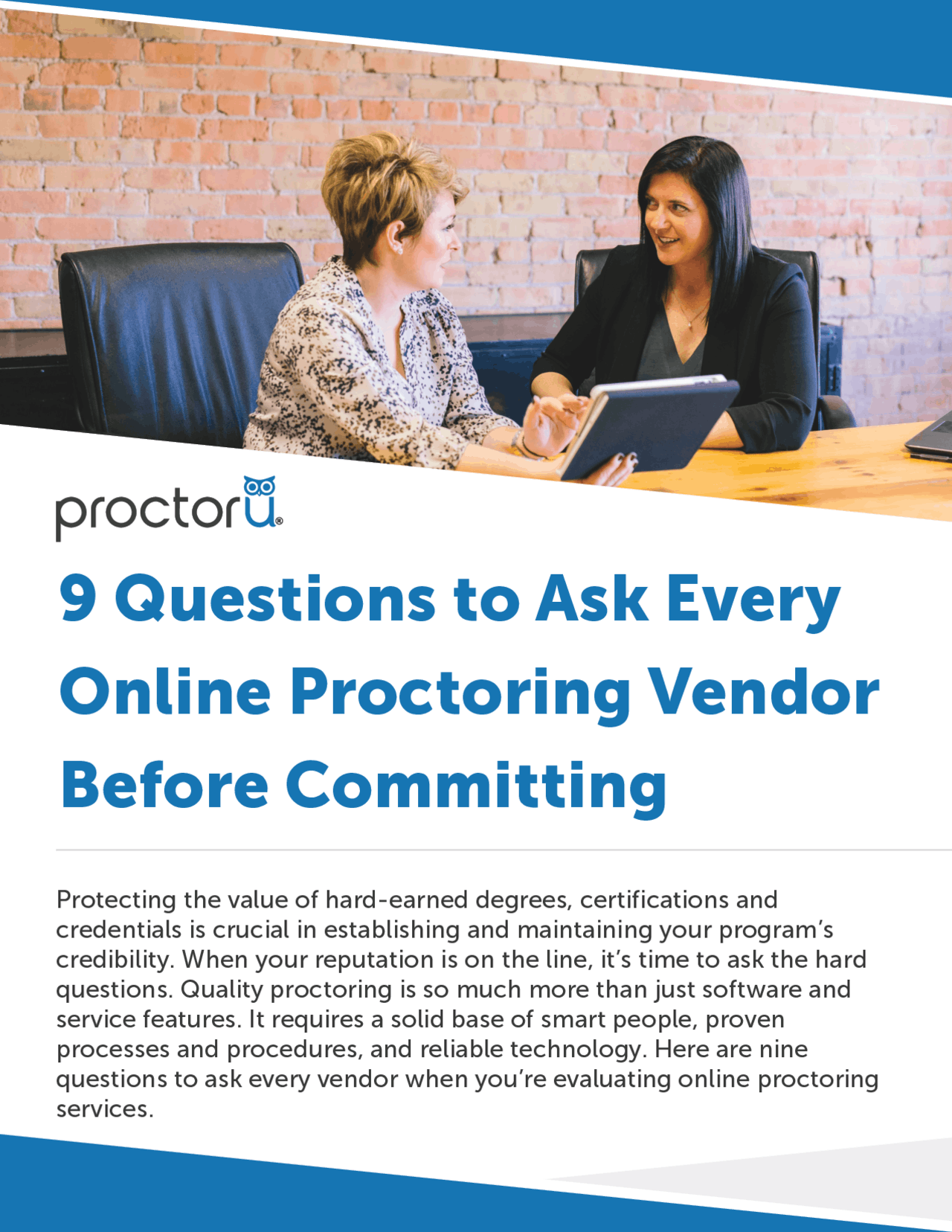 9 Questions to Ask Every Online Proctoring Vendor Before ... | Slides ...