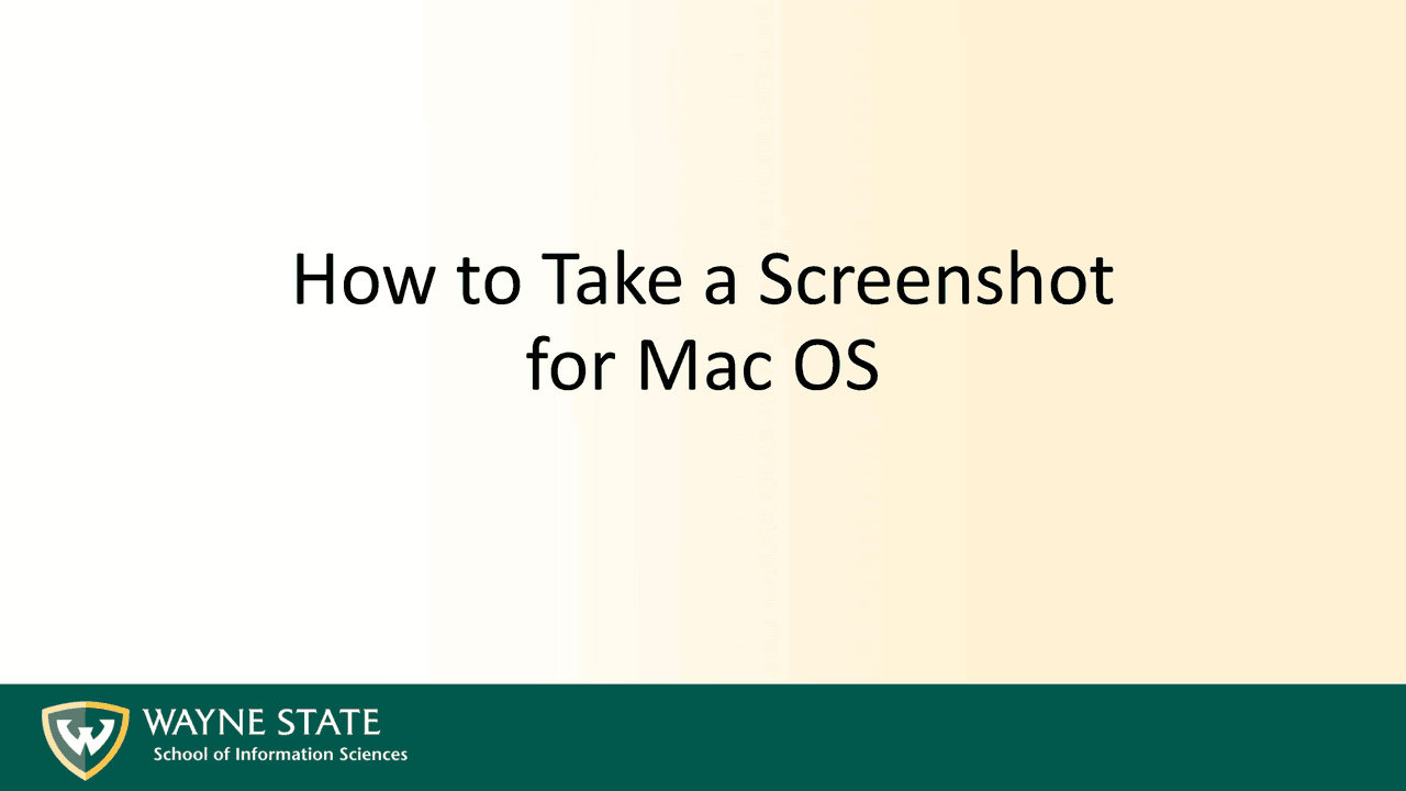 How to Take a Screenshot for Mac OS Slides Operating Systems Docsity
