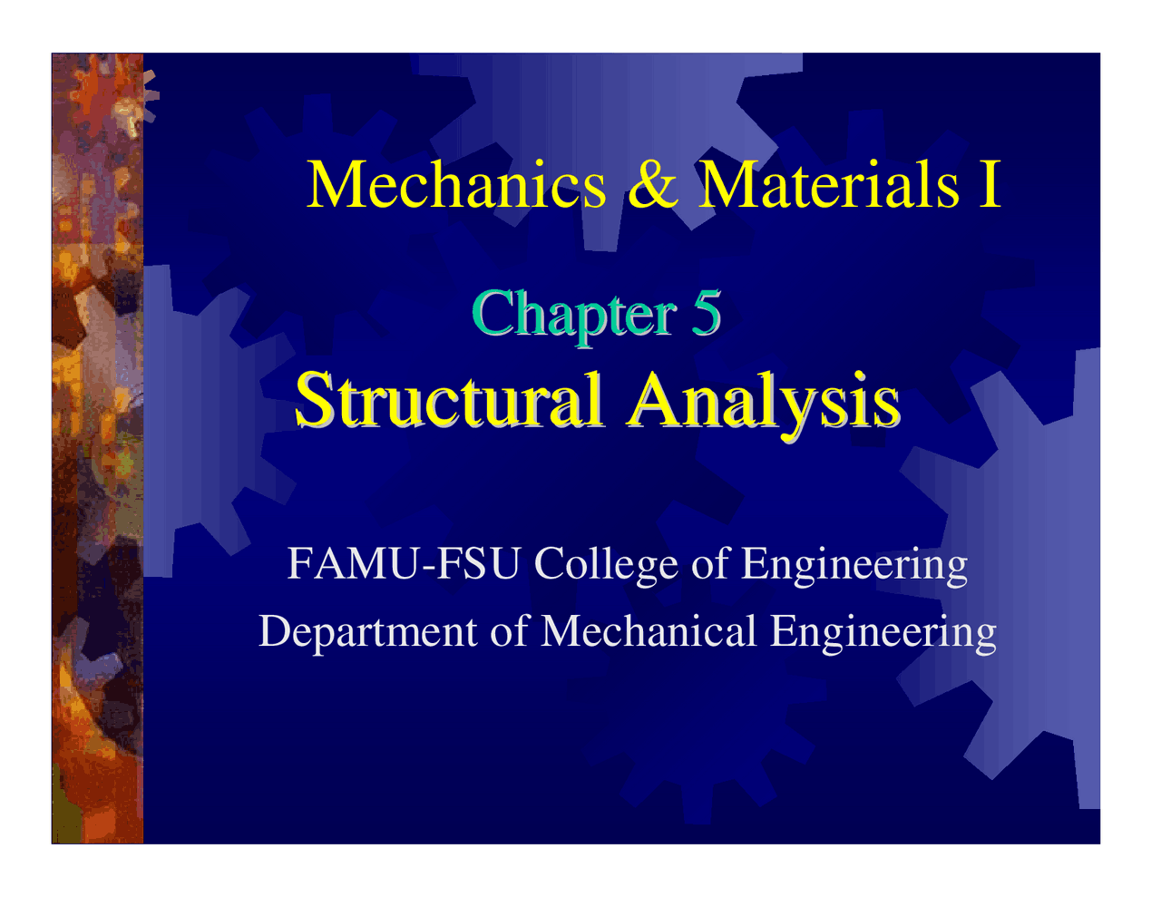 Structural Analysis | Exercises Structural Analysis | Docsity