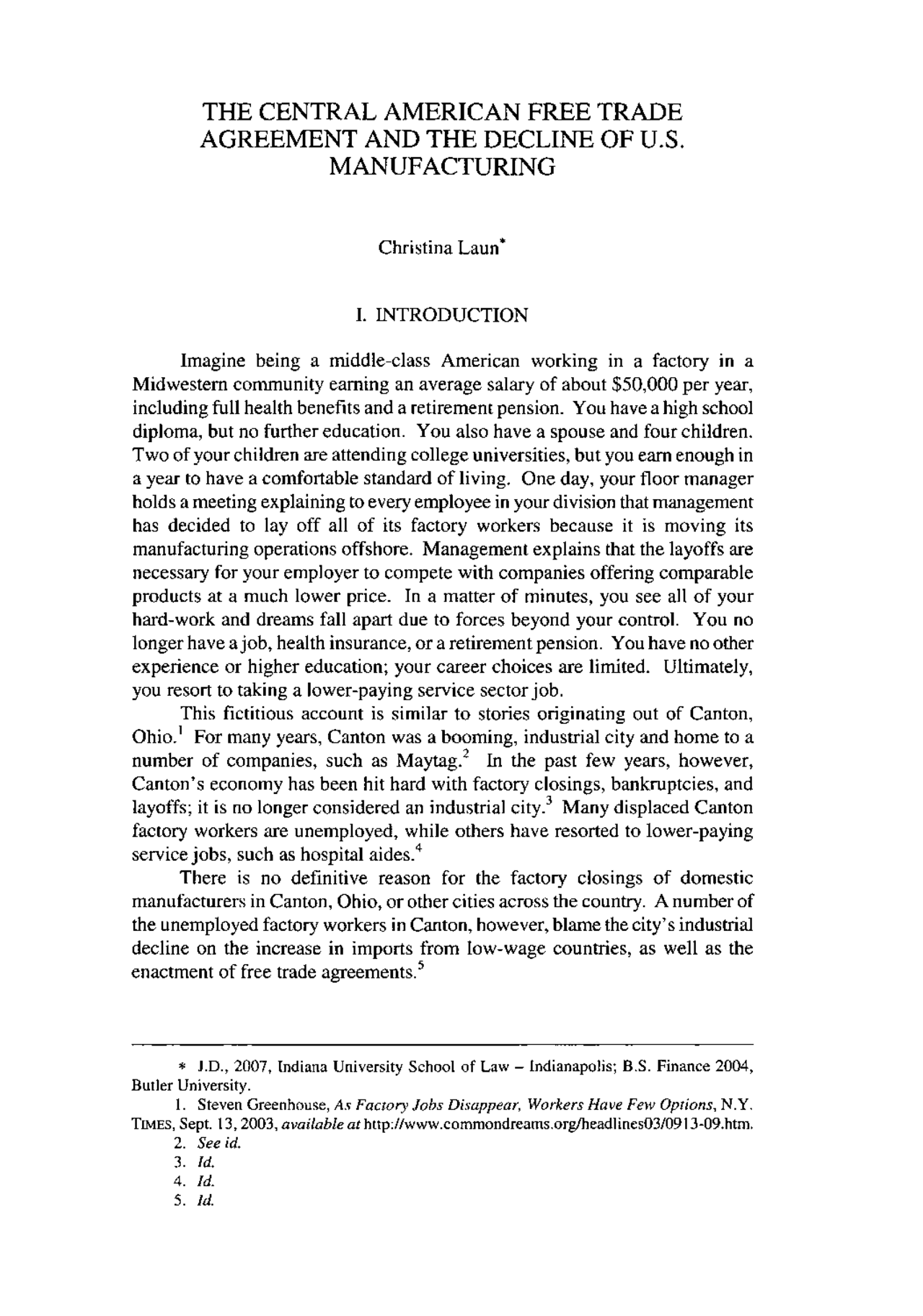the central american free trade agreement and the decline of us | Exams ...