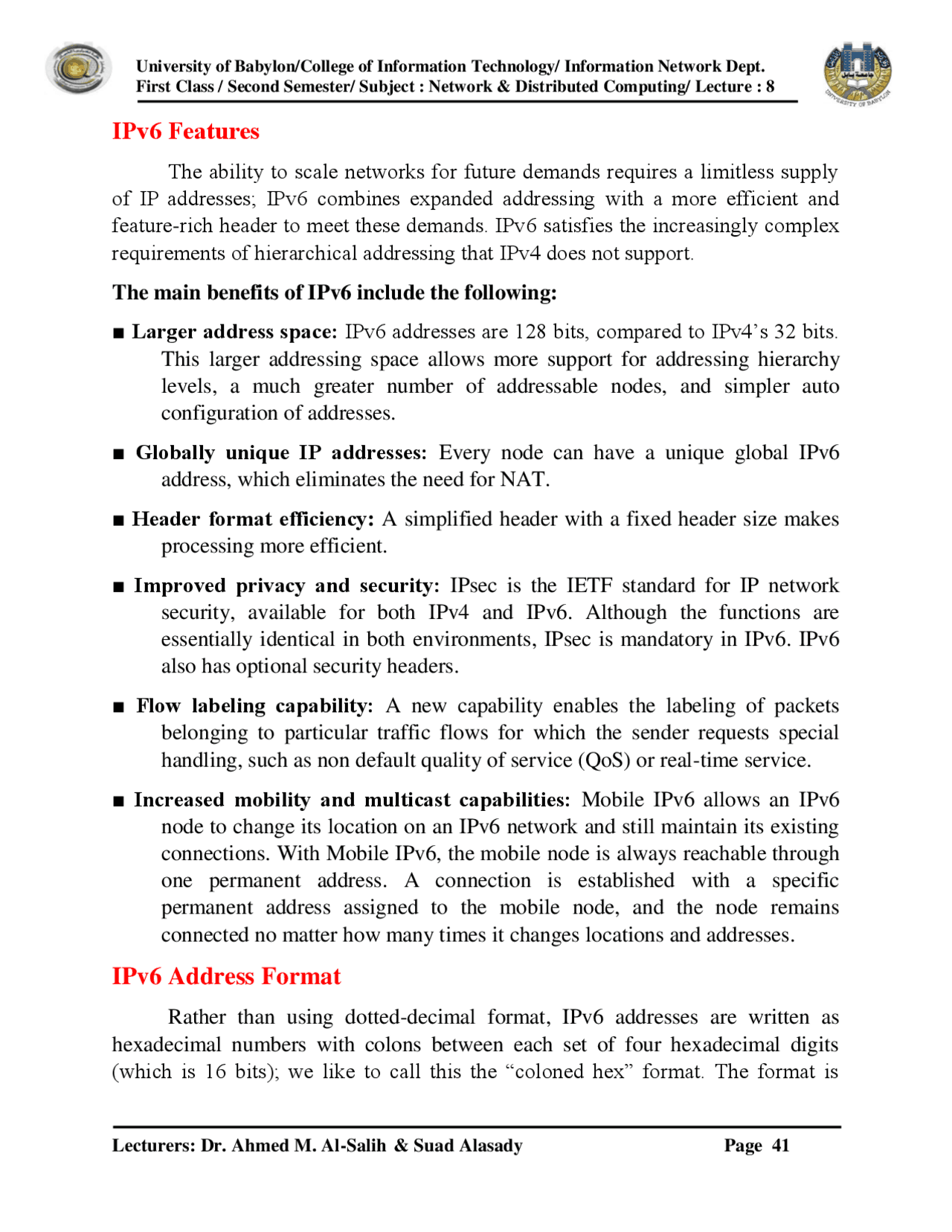 Ipv6 Adddress Example IPv6 Features IPv6 Address Format | Schemes and Mind Maps Information ...