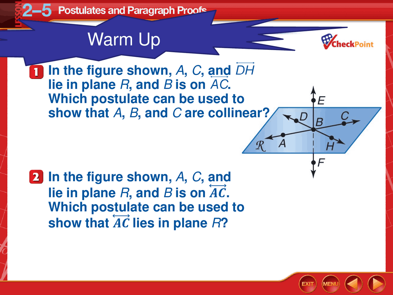 Paragraph Proofs | Exercises Geometry | Docsity