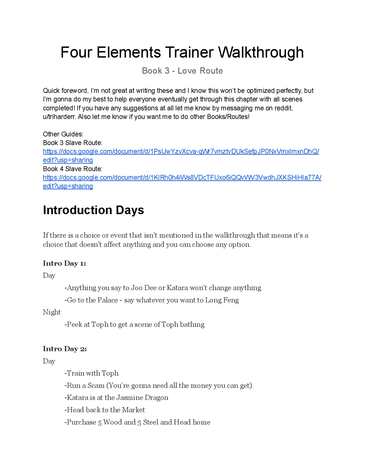 Four elements trainer book 2 walkthrough