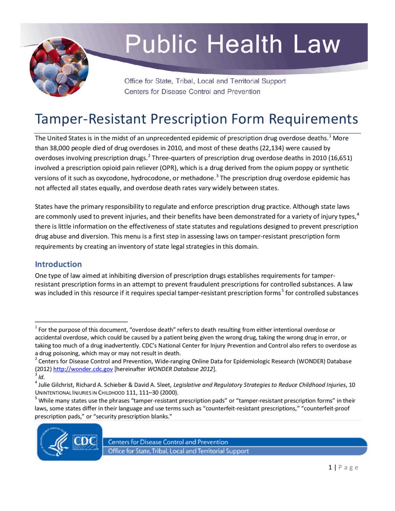 TamperResistant Prescription Form Requirements Slides Medicine Docsity