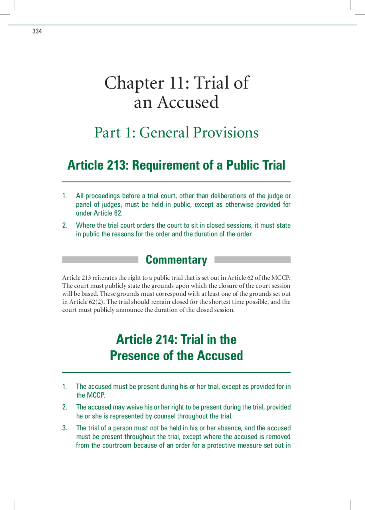 Chapter 11: Trial of an Accused | Study notes Law | Docsity