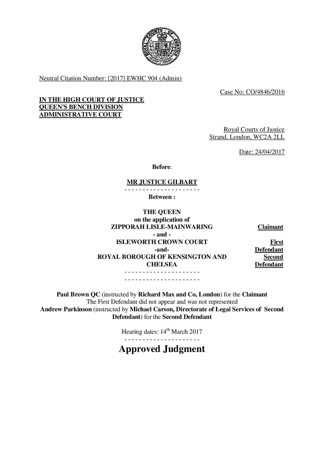 High Court Judgment Template | Study notes Painting | Docsity