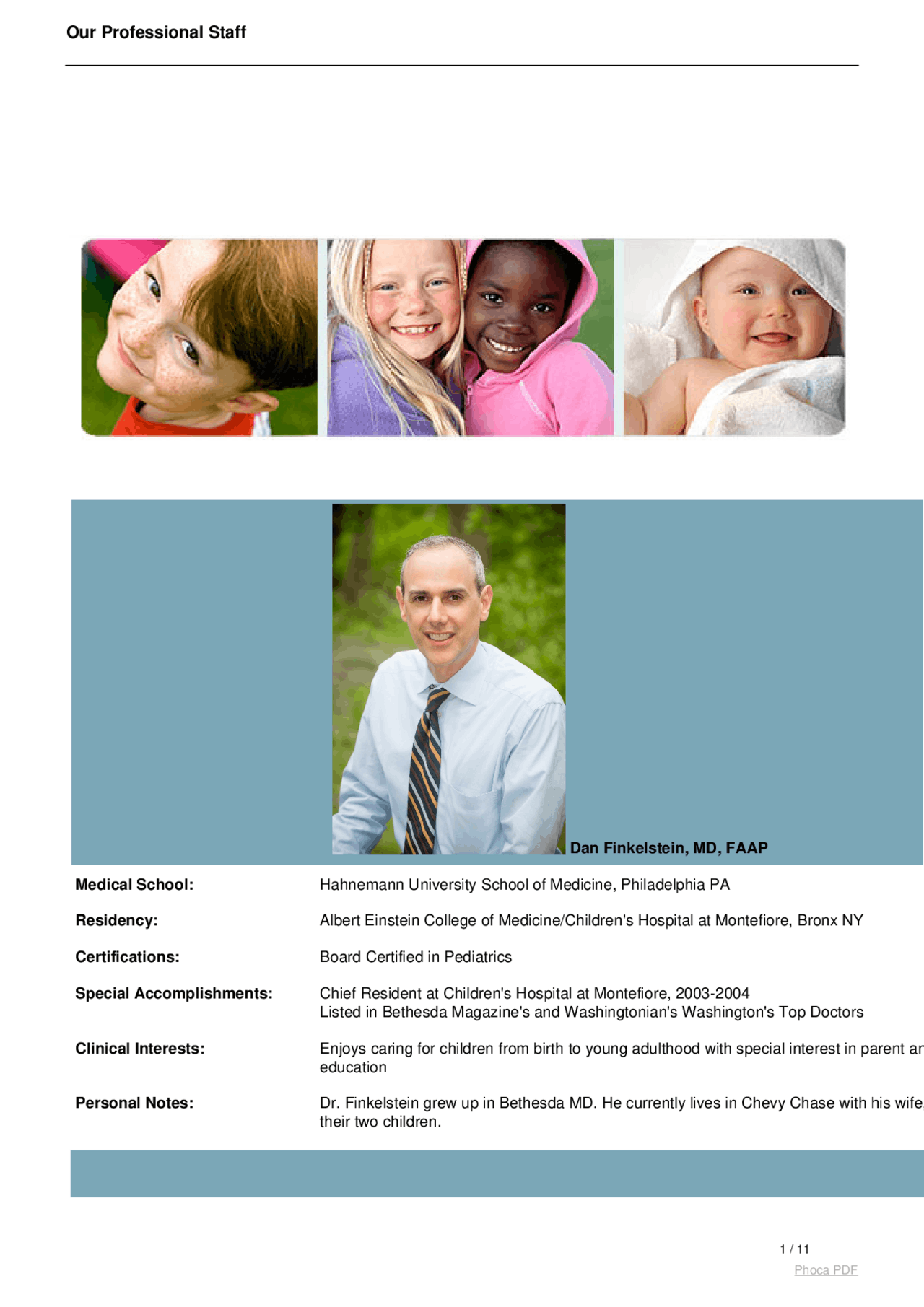 Provider Staff Files Our Professional Staff | Slides Medicine | Docsity