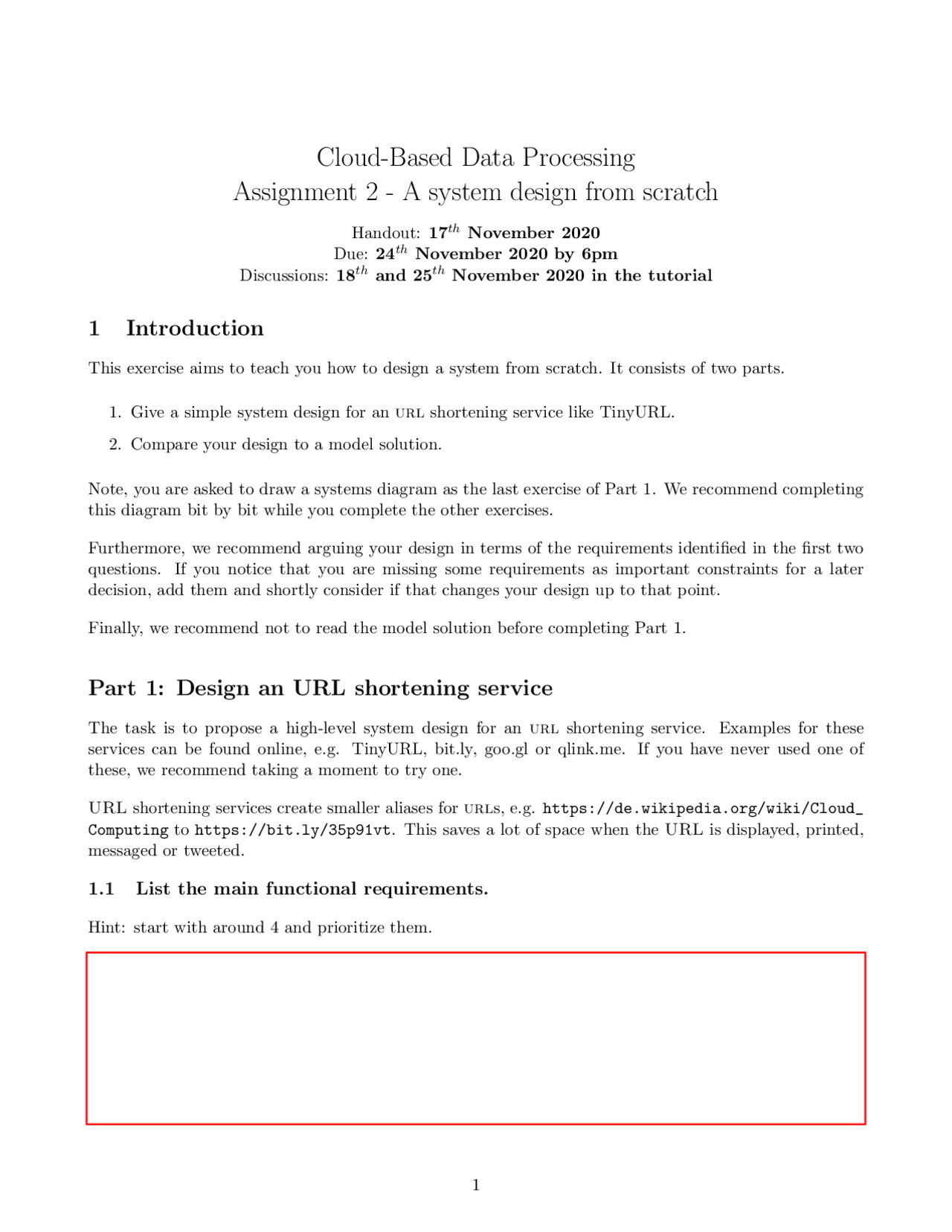 A system design from scratch | Schemes and Mind Maps Design | Docsity