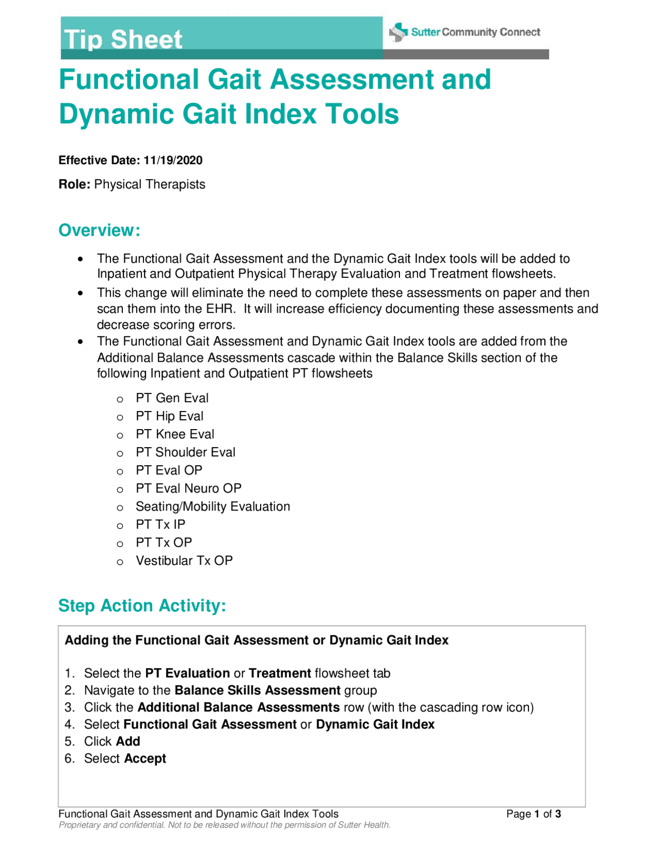 Functional Gait Assessment and Dynamic Gait Index Tools | Study notes ...