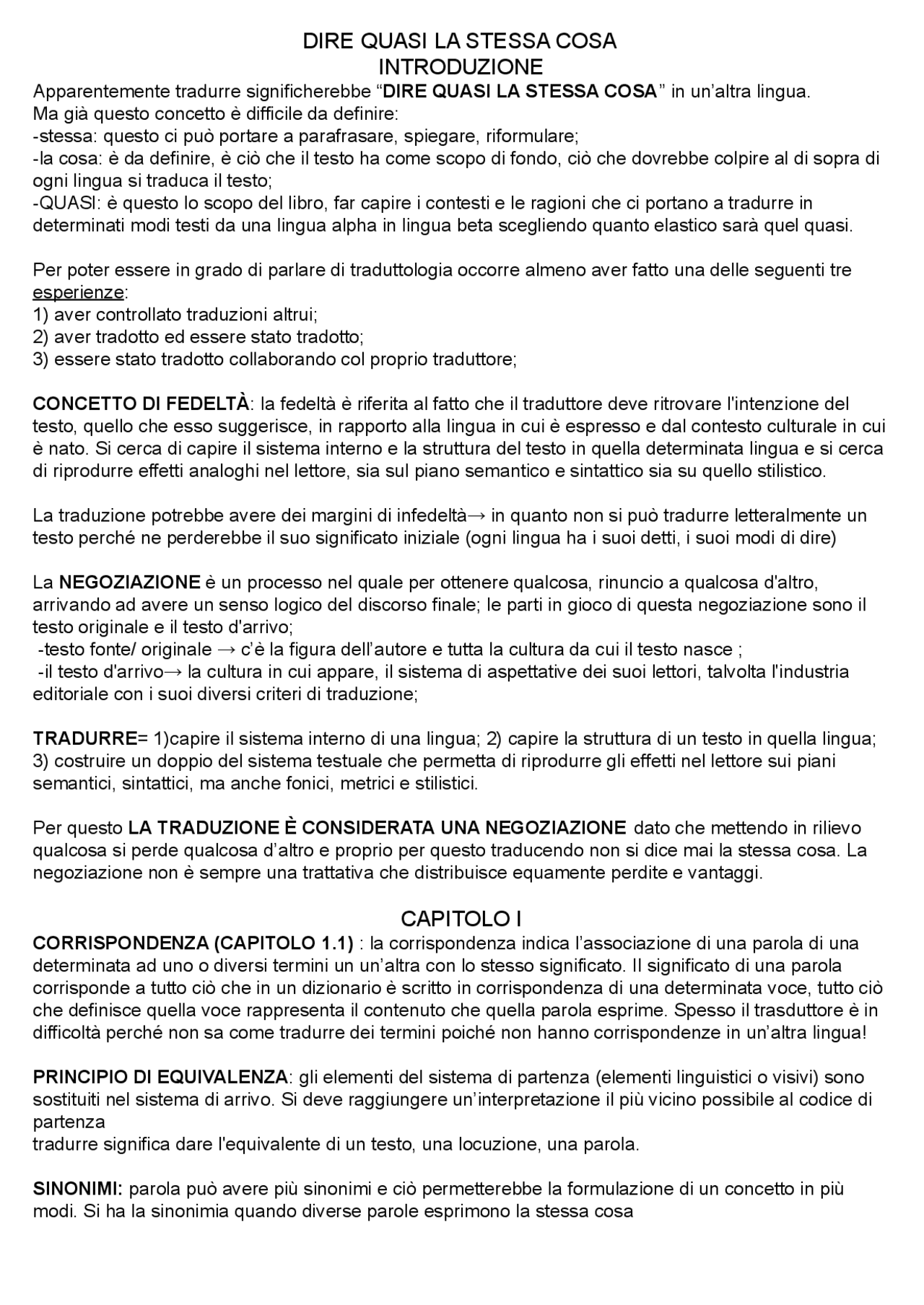 Teoria libro eco dire quasi la stessa cosa Schemi e mappe concettuali