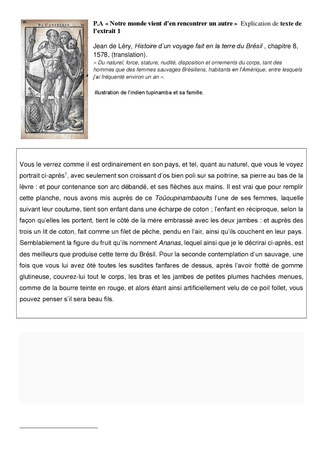 Exercice Text Exercices and questions for french text | Exercises French | Docsity