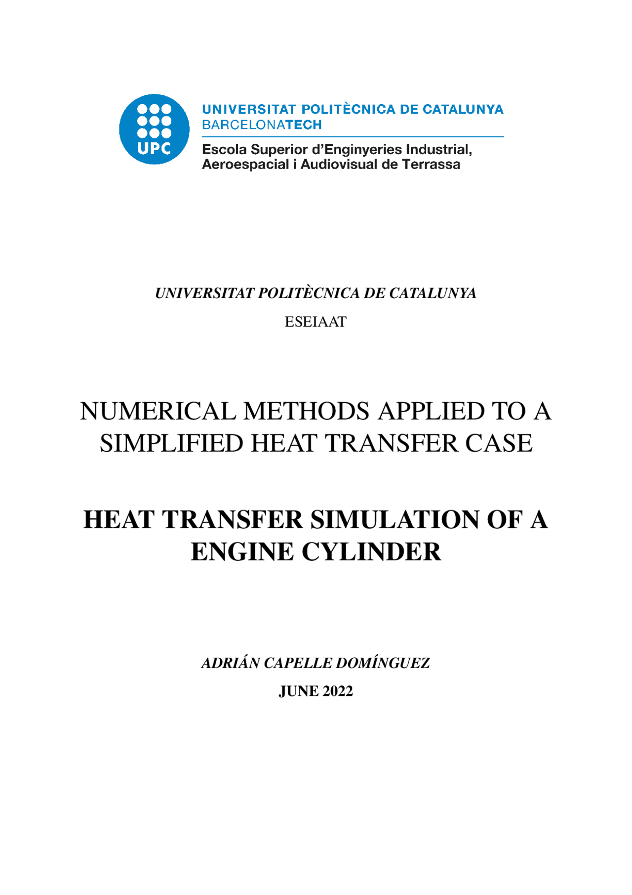 Real Heat Transfer problem solved with Matlab Code (finite volumes ...