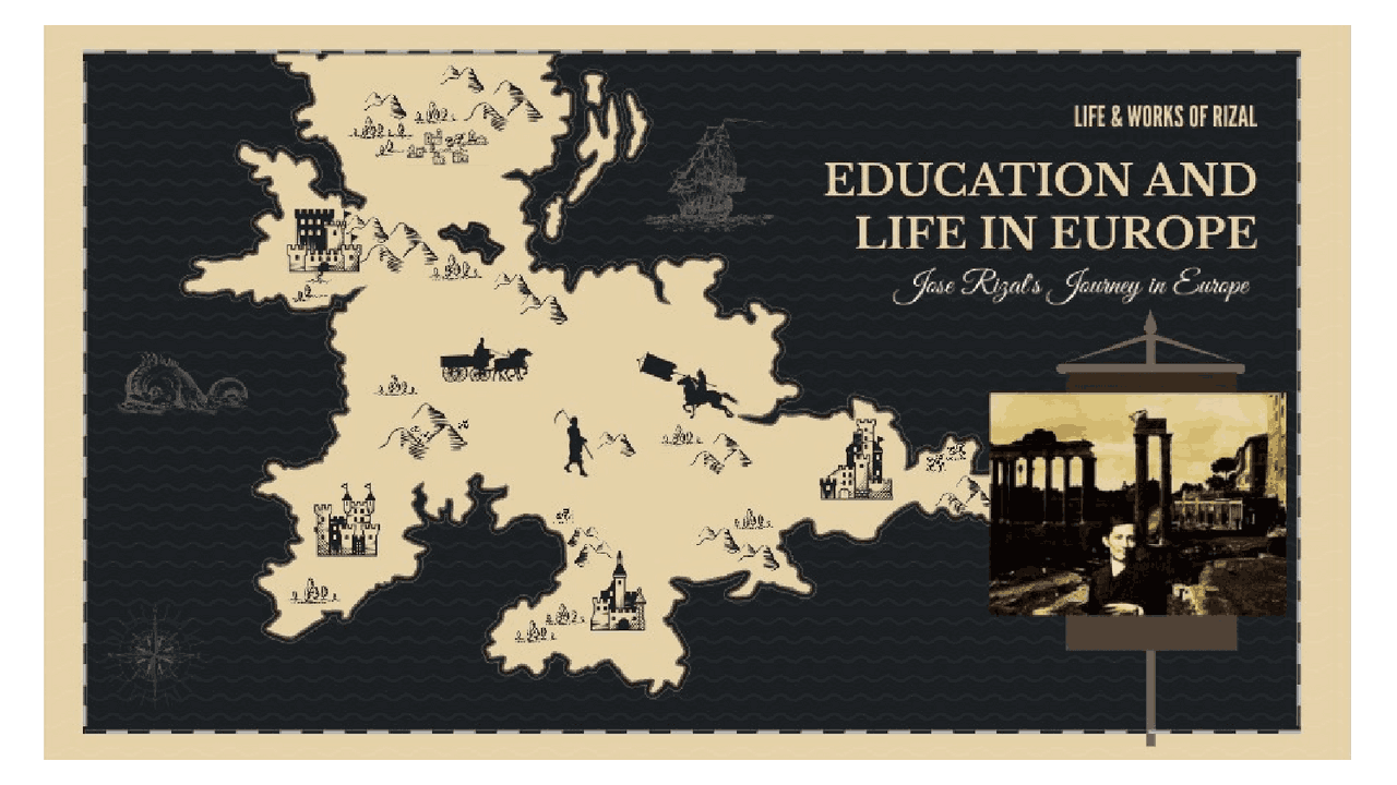 Creative Map Rizal Life and Works of Jose Rizal | Slides History | Docsity