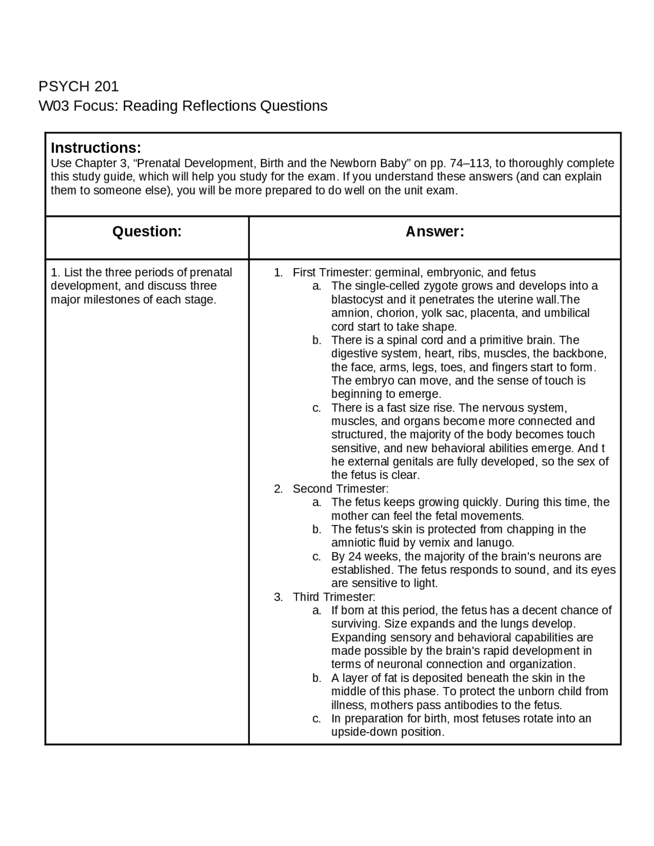 READING REFLECTIONS STUDY GUIDE | Study Guides, Projects, Research ...