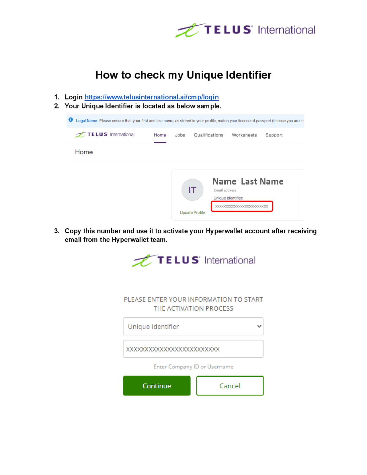 How to check Unique identifier (ai community Esquemas Língua Inglesa