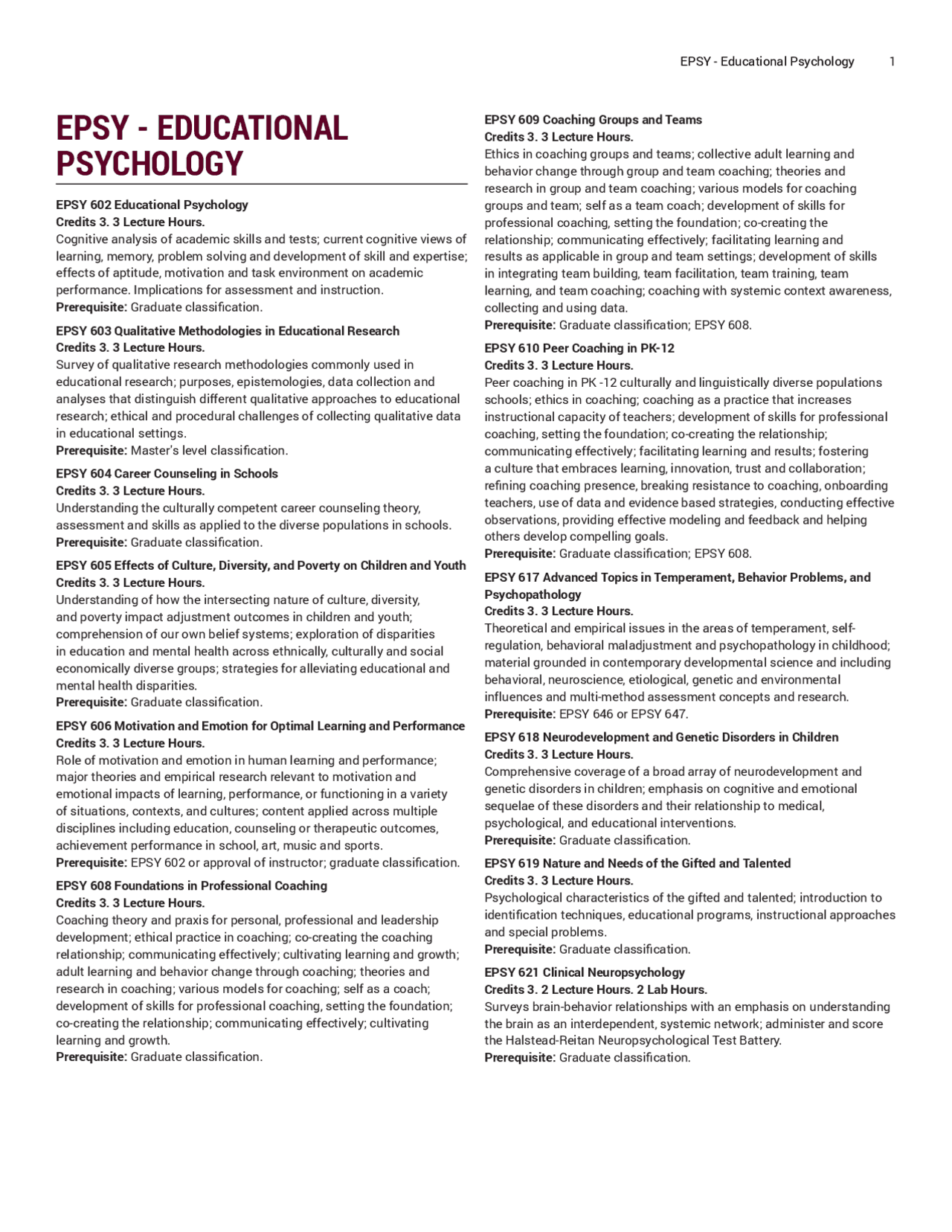 Educational Psychology Courses Slides Educational Psychology Docsity