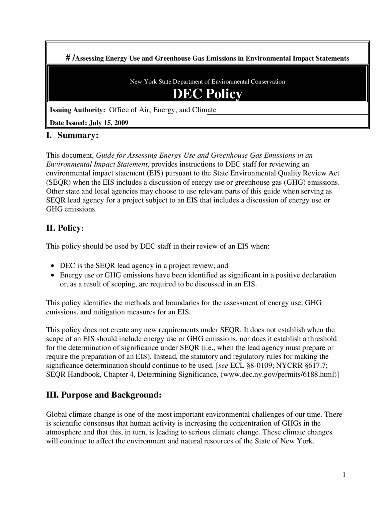 Guide for Assessing Energy Use and Greenhouse Gas Emissions in an ...