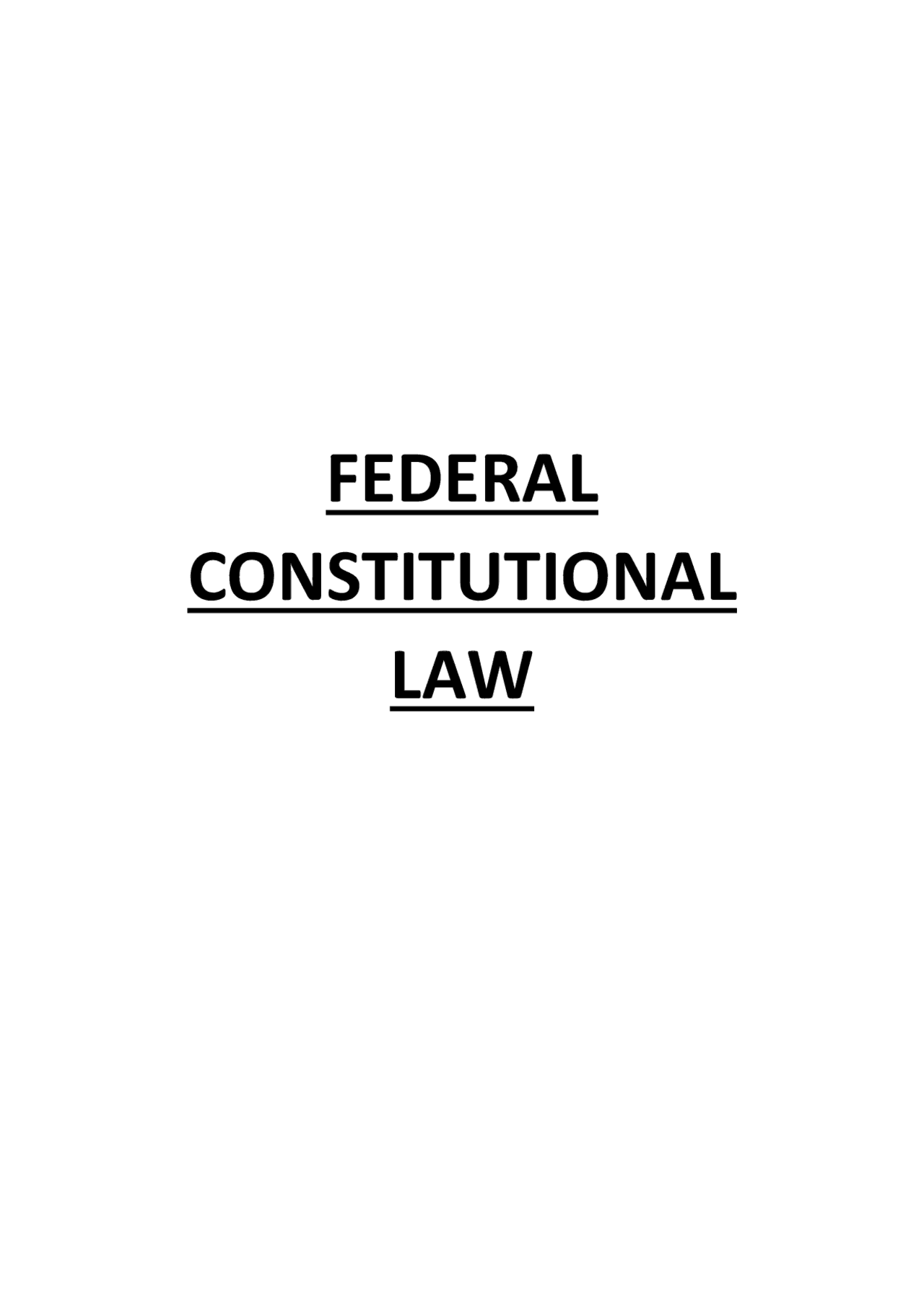 Implied Rights Fundamentals of Australian Constitutional Law | Slides Constitutional ...