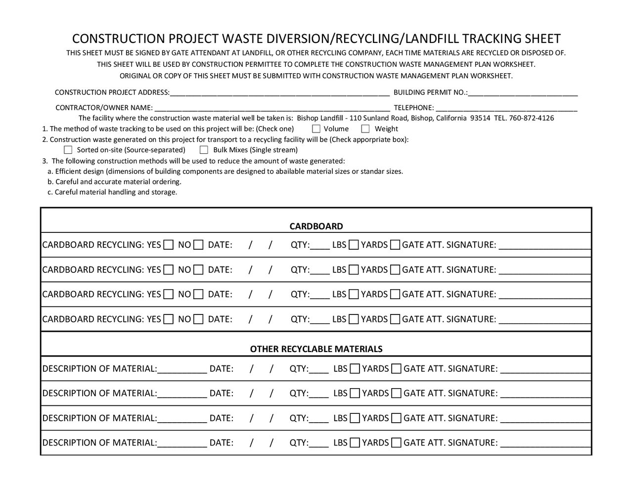 Construction Waste Management Plan | Lecture notes Waste Management ...