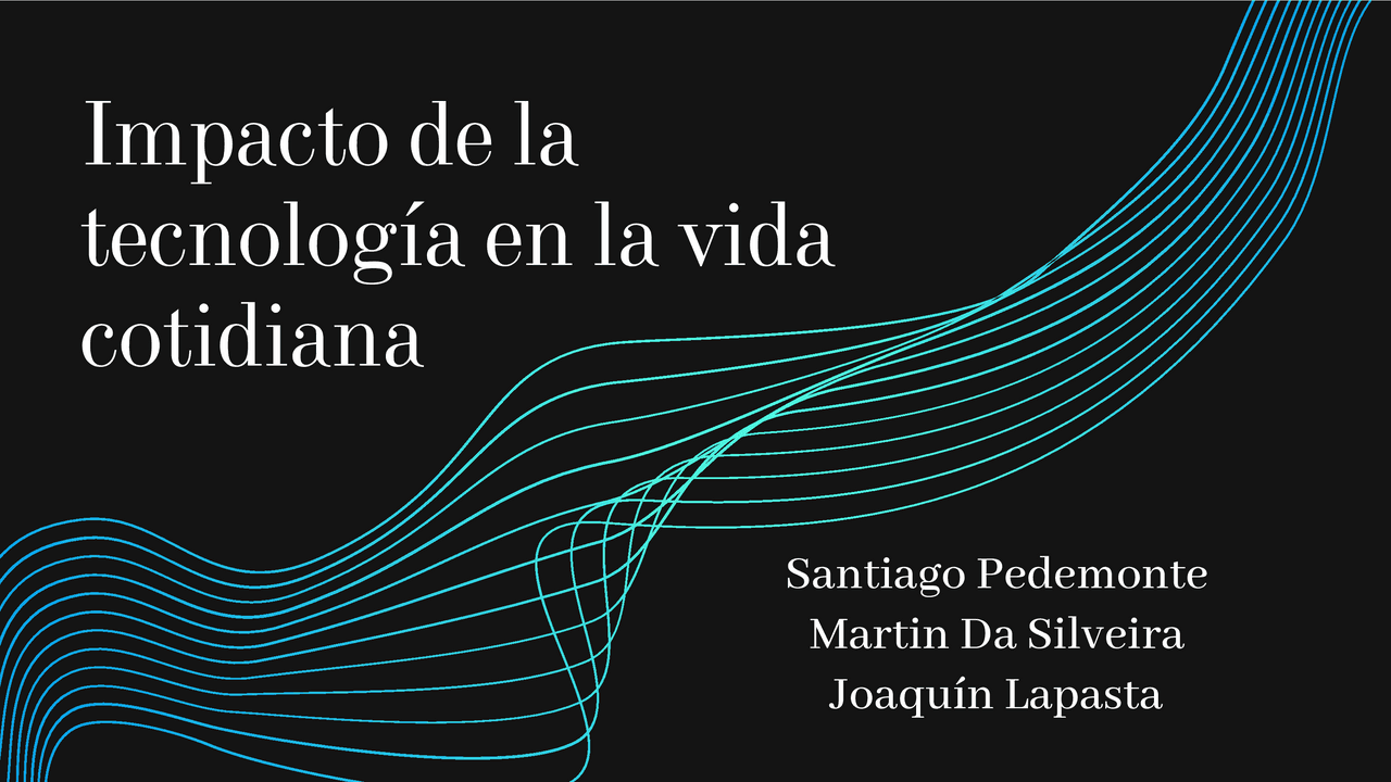 El impacto de la tecnología en la vida cotidiana | Diapositivas de ...