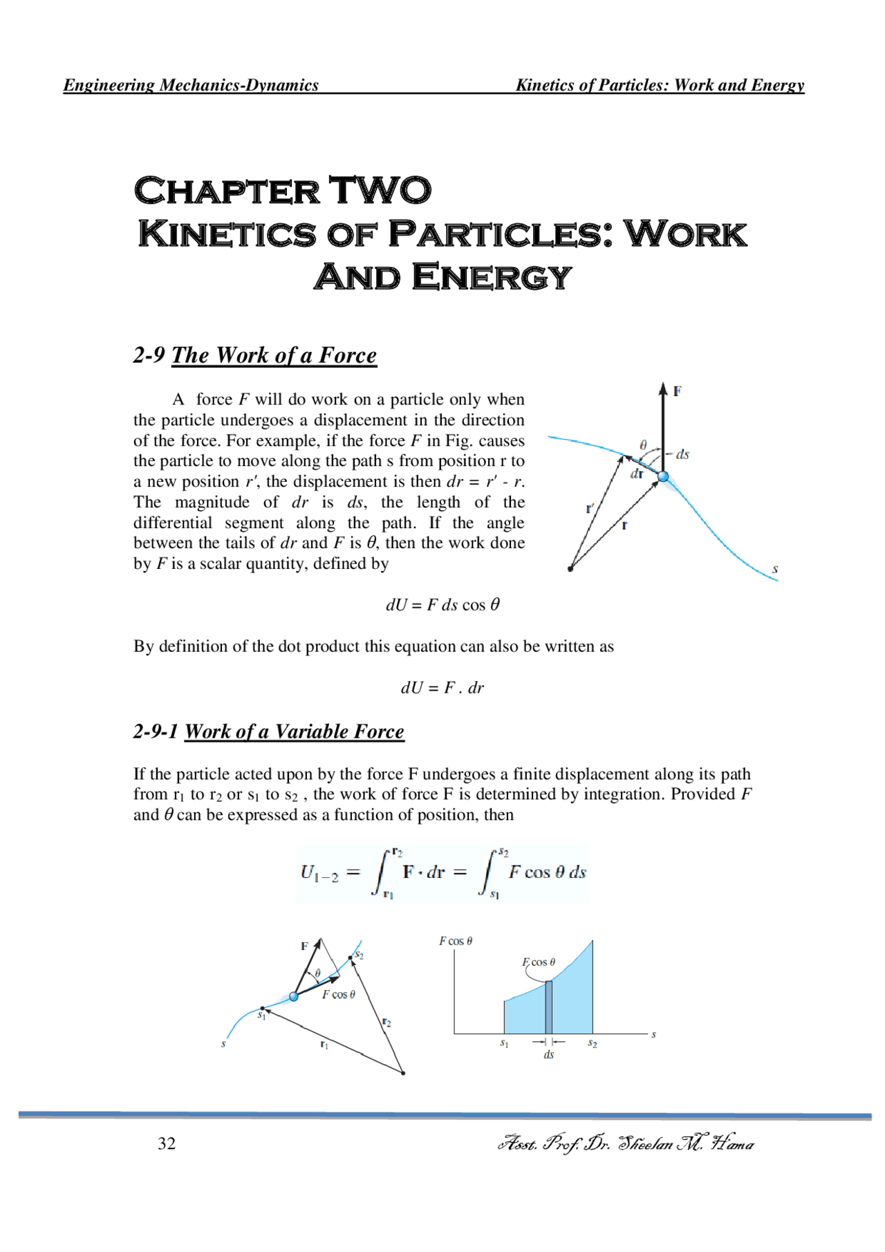Engineering Mechanics-Dynamics Kinetics of Particles: Work and Energy ...
