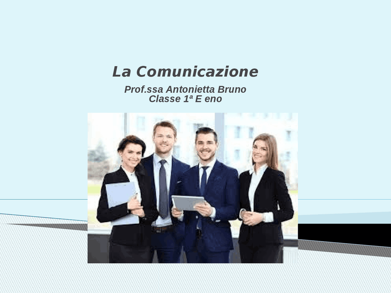 La comunicazione verbale e non verbale | Slide di Laboratorio di