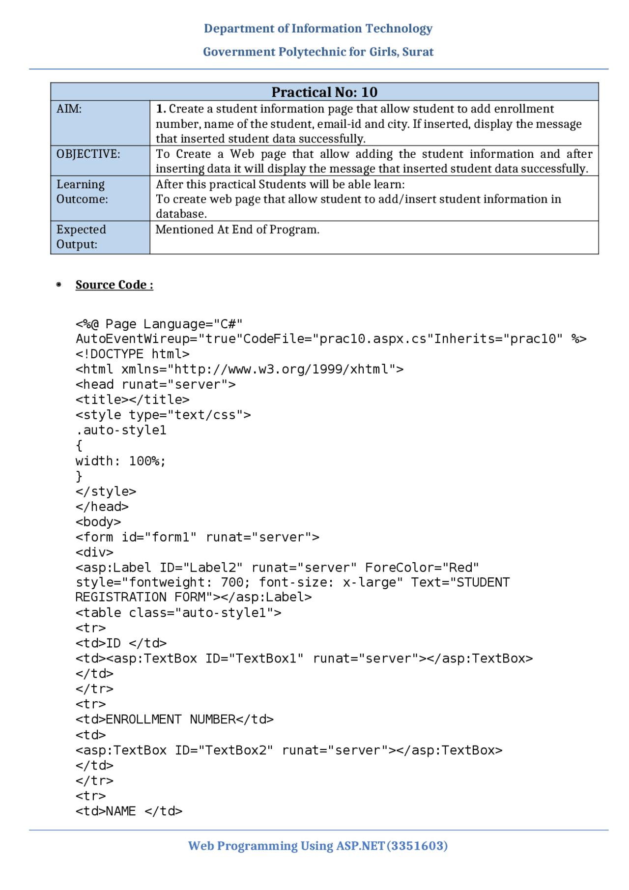 ASP is an old (but still powerful) tool for making dynamic Web pages ...