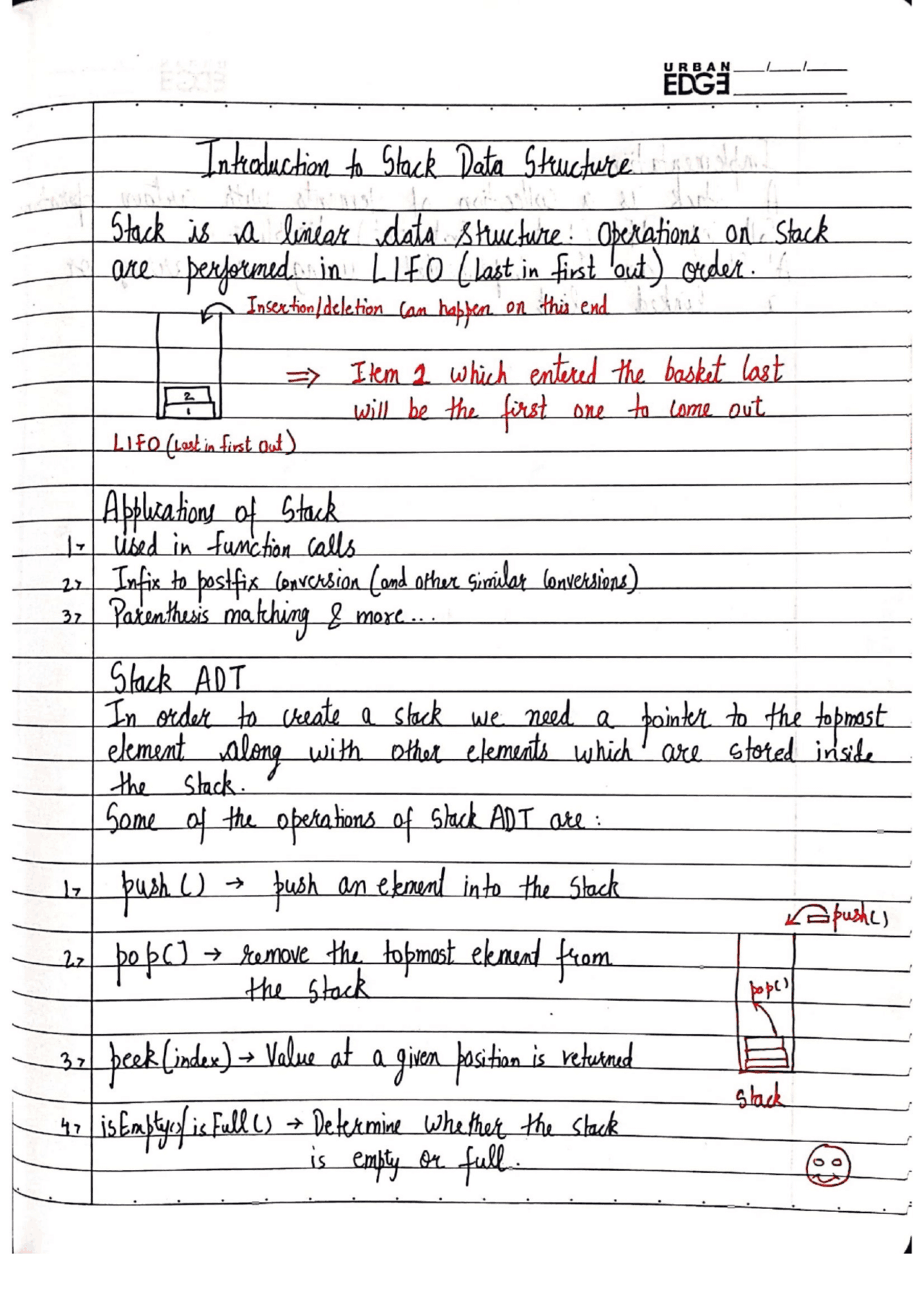 Complete topic-wise notes of DSA | Study notes Computer Programming ...